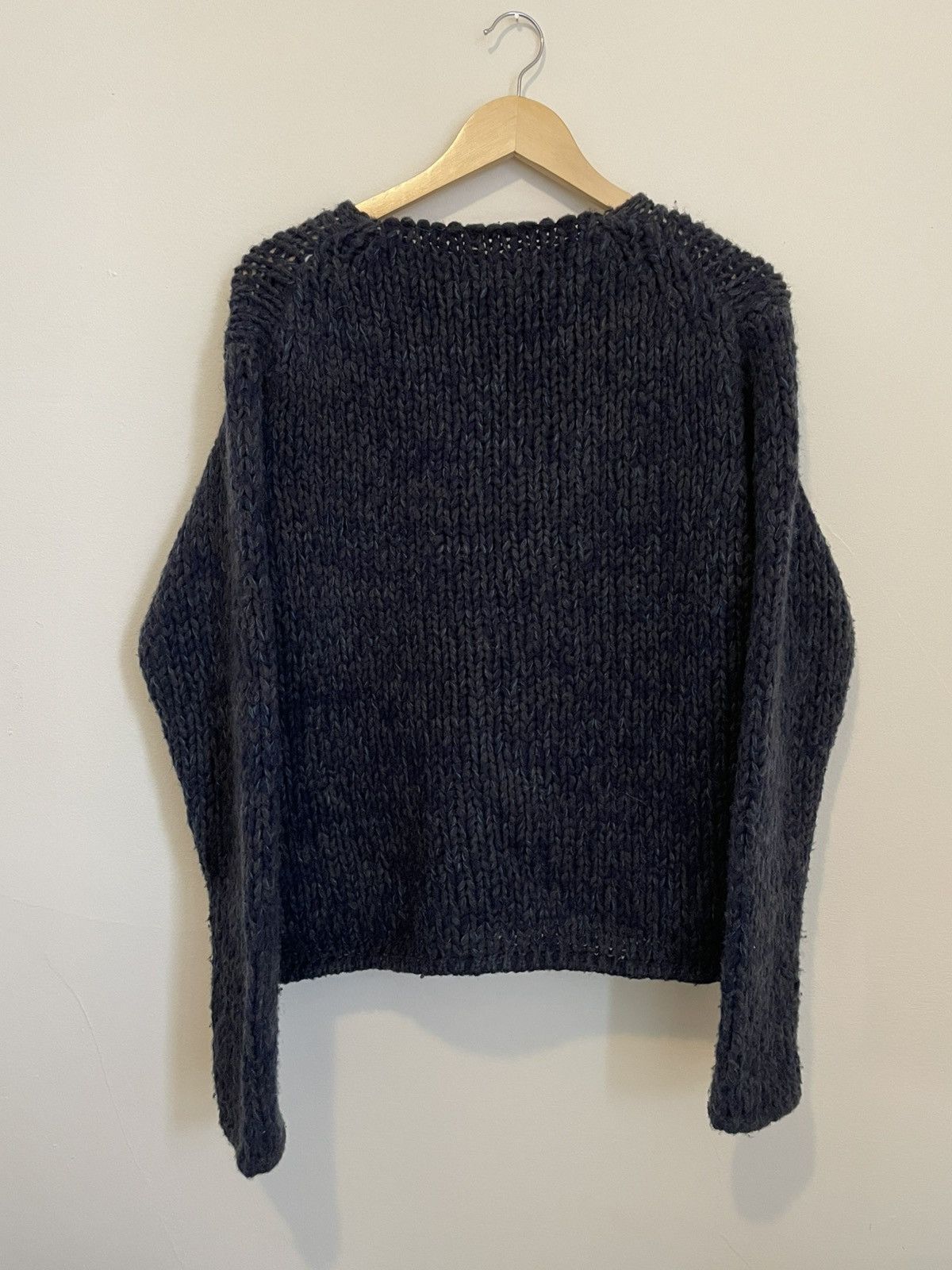 NEWYORKINDUSTRIE Blue Knit Wool Sweater Size US M / EU 48-50 / 2 - 3 Thumbnail
