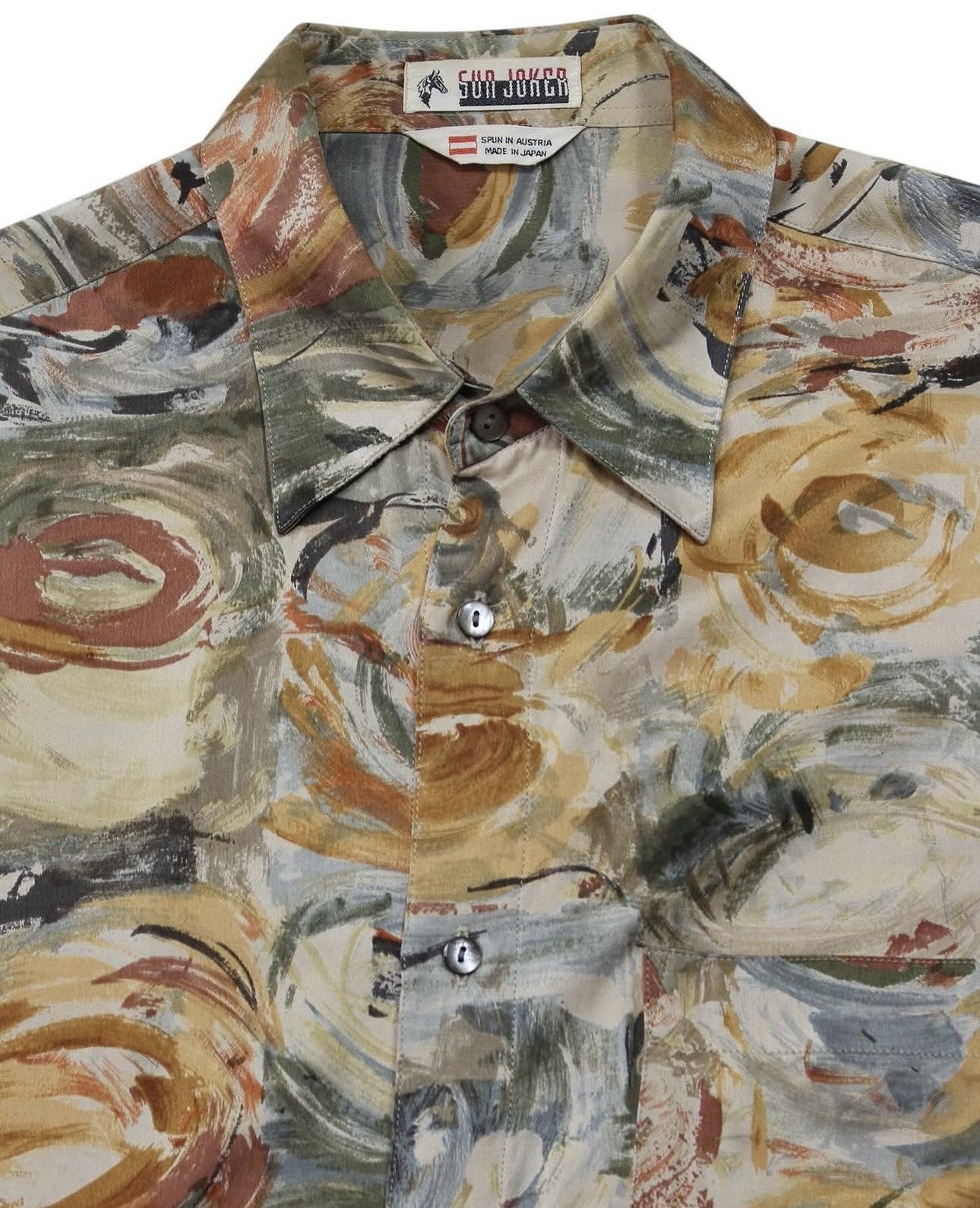 Japanese Brand 1990S SUN JOKER SILK SHIRT Size US L / EU 52-54 / 3 - 2 Thumbnail