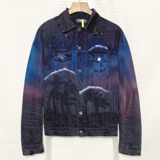 Amiri Amiri Starry Wolf Denim Jacket Size US XL / EU 56 / 4 - 1 Thumbnail