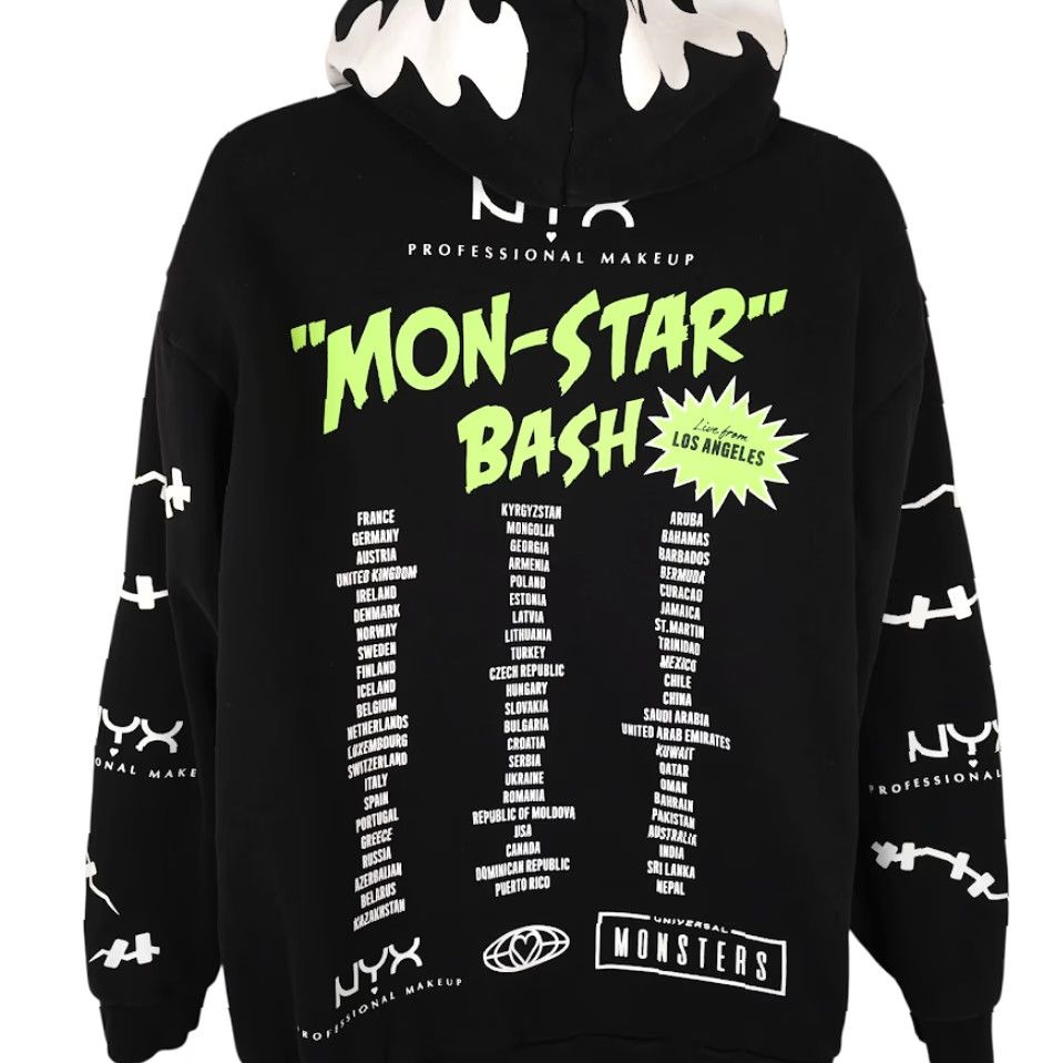 Vintage Universal Monsters Hoodie Mens Size Large Black Bride Of Frankenstein Sweatshirt Full Zip Size US L / EU 52-54 / 3 - 4 Thumbnail