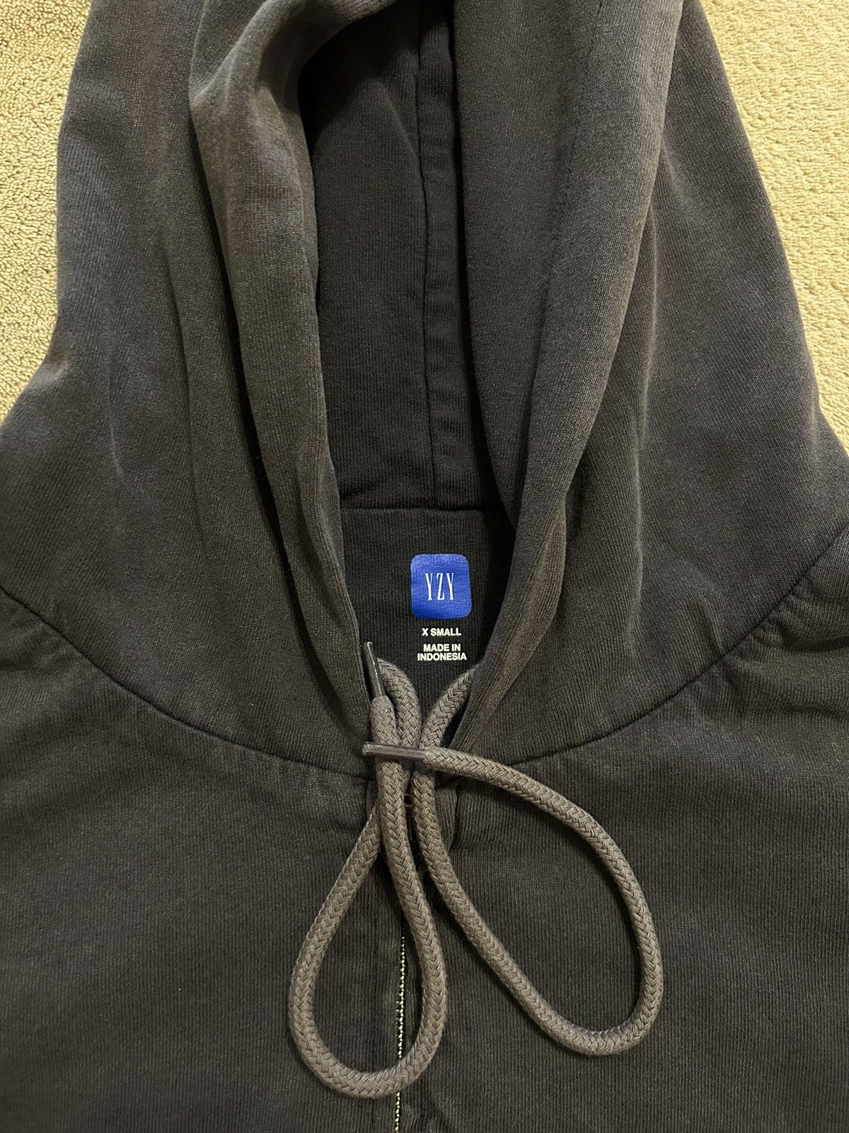 Gap Yeezy Gap poetic black zip up hoodie | Grailed