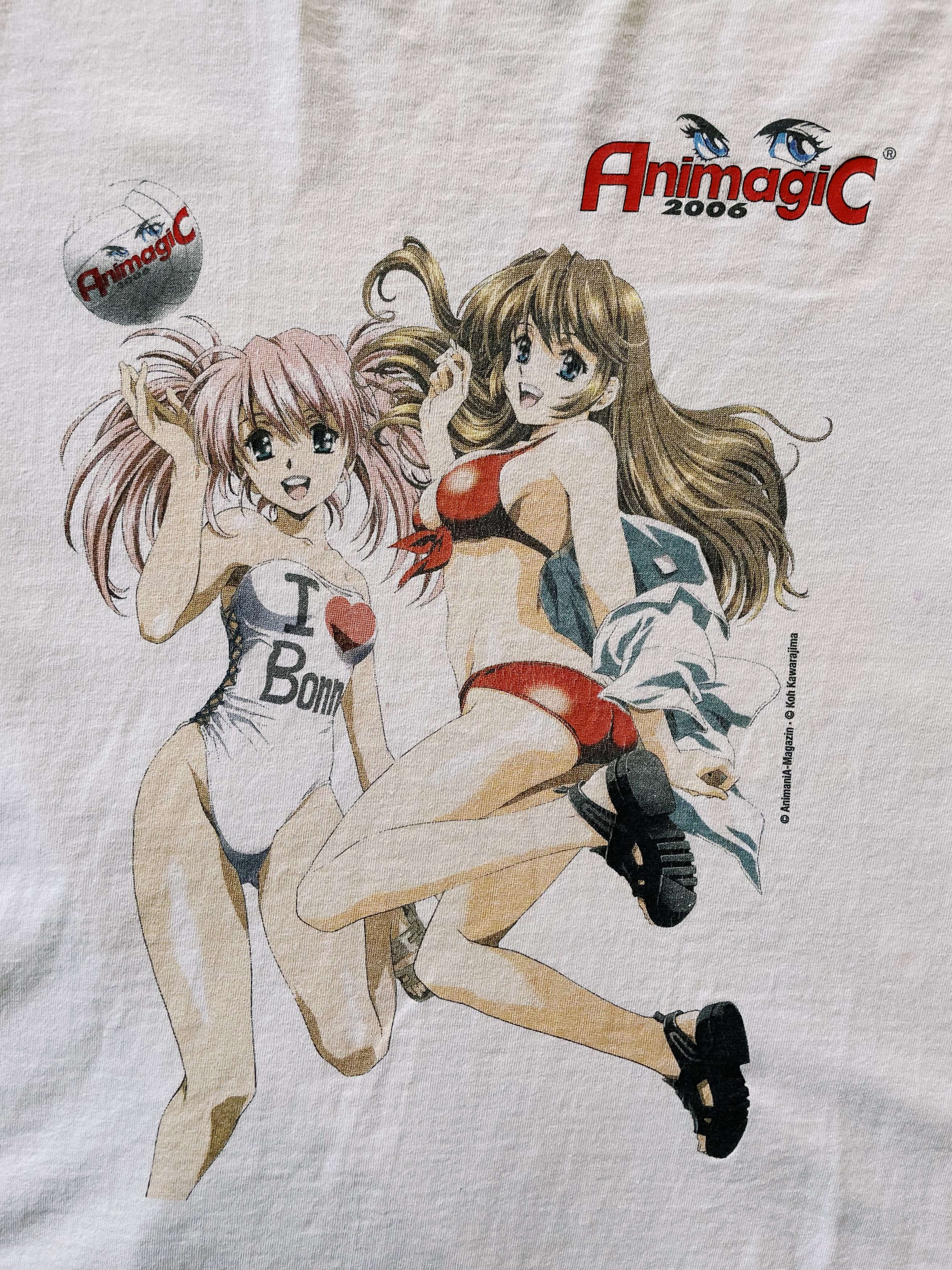 Anime × Japanese Brand × Vintage Vintage 2006 Animagic Koh Kawarajima Pinup Girls T-shirt Size US M / EU 48-50 / 2 - 3 Thumbnail