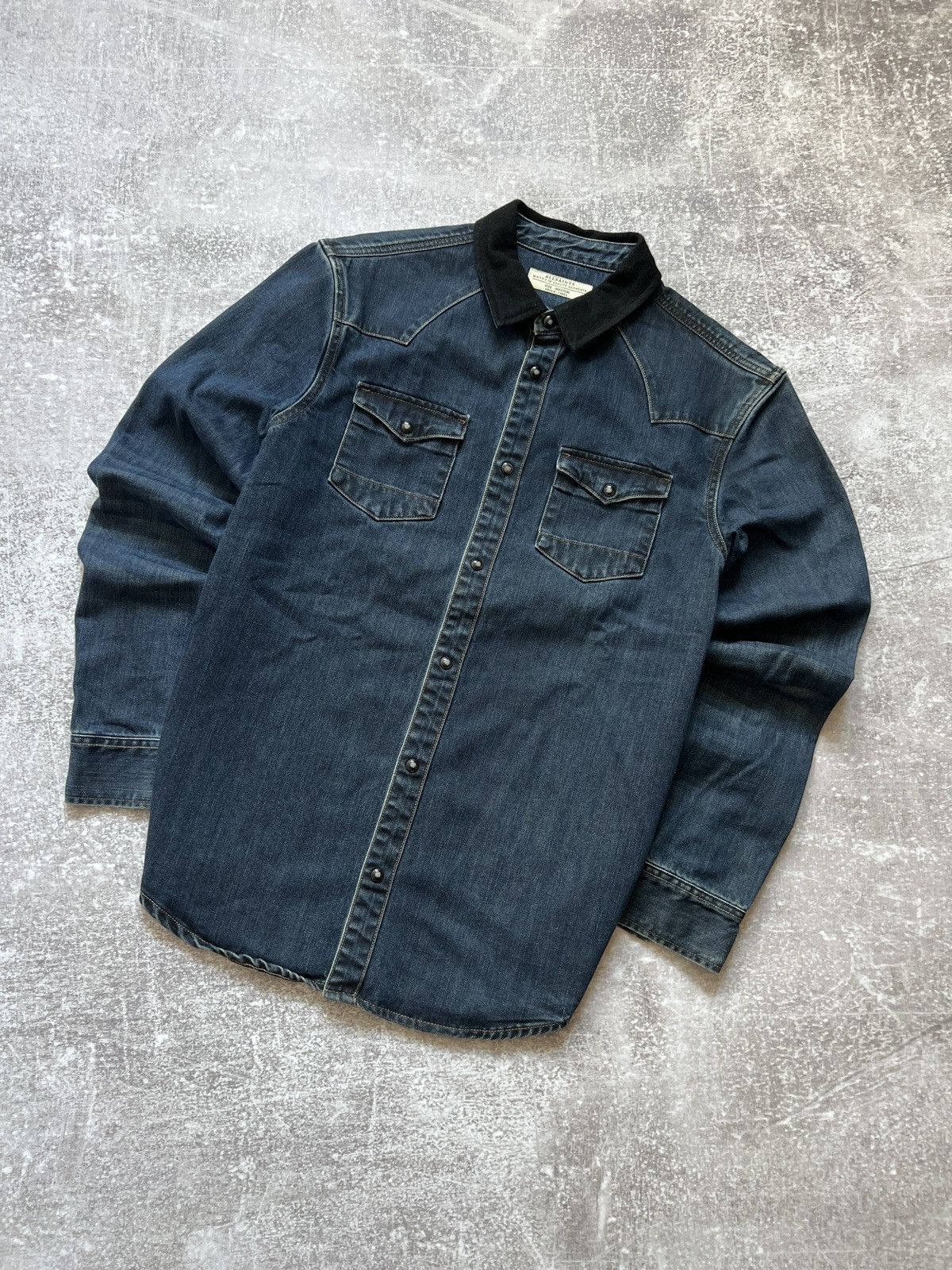 Allsaints AllSaints denim jacket jeans distressed nice colour Size US M / EU 48-50 / 2 - 1 Thumbnail