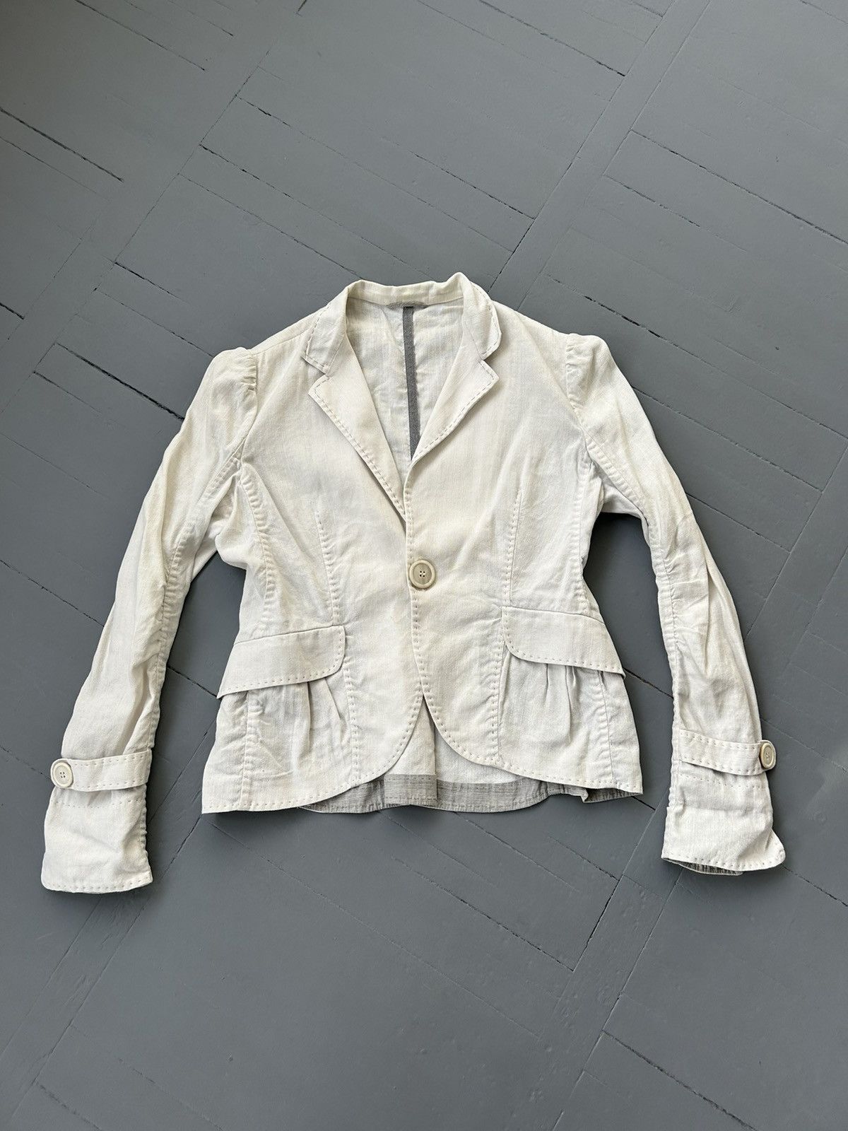Brunello Cucinelli × Vintage Brunello Cucinelli linen jacket Size M / US 6-8 / IT 42-44 - 1 Thumbnail