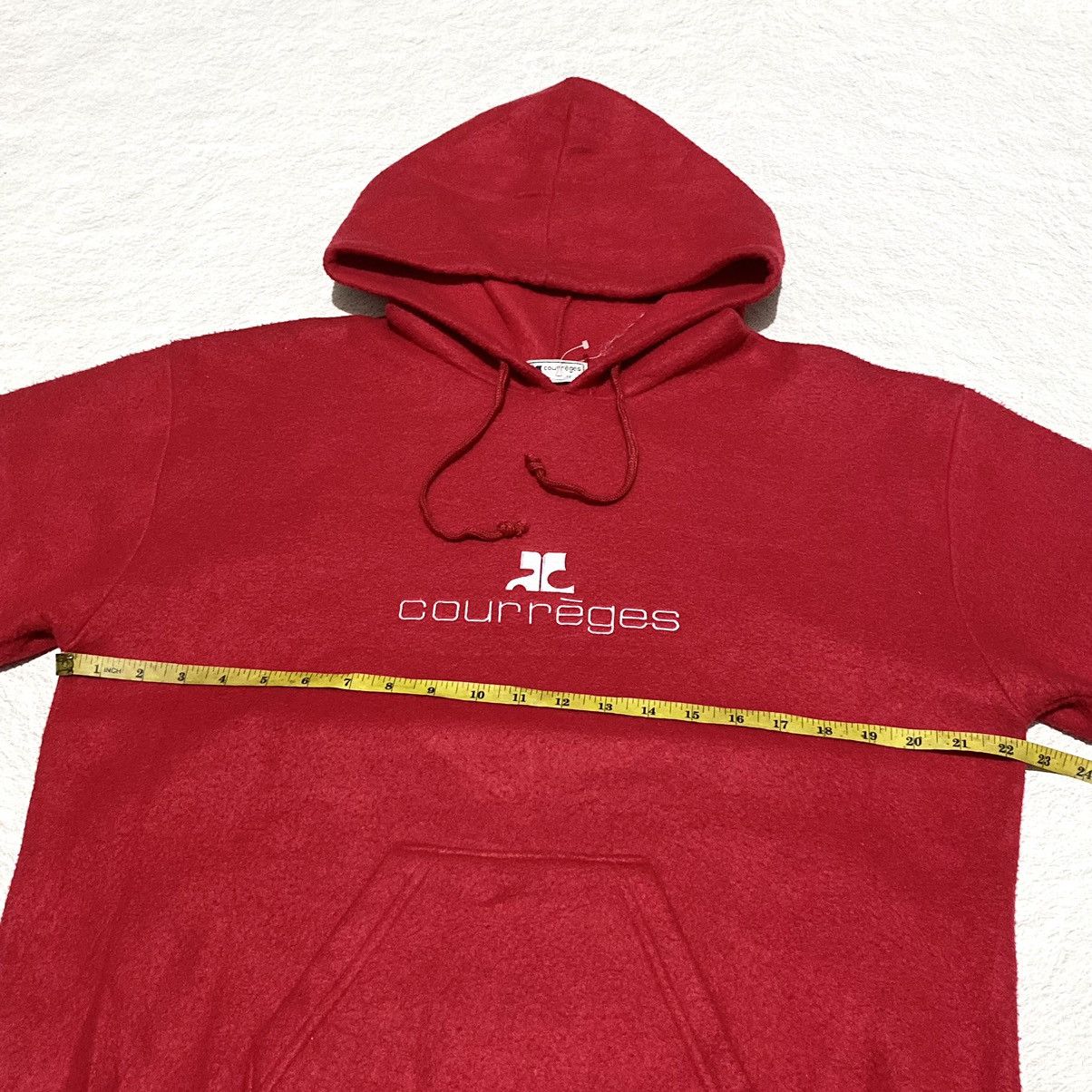 Courreges 🔥RARE🔥 Courreges 2000s Fleece Hoodie Size US M / EU 48-50 / 2 - 4 Thumbnail