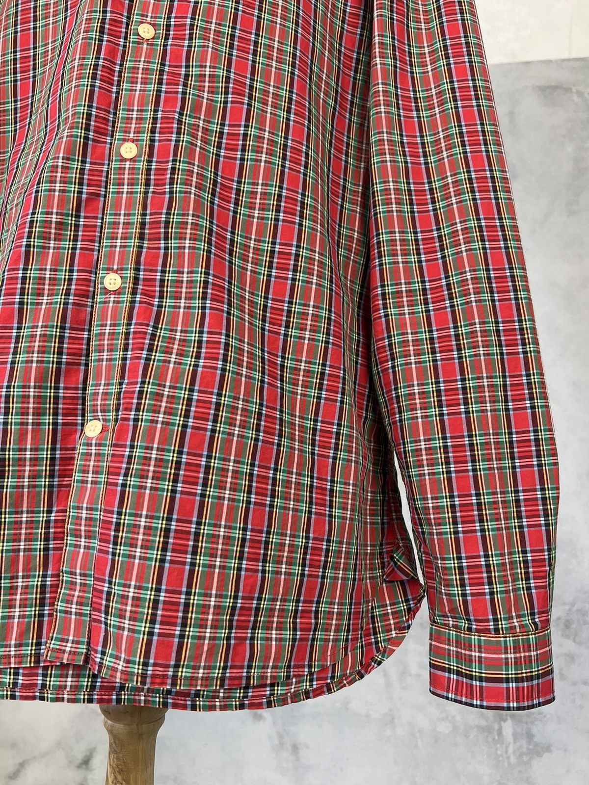 Fred Perry Fred Perry Red Check Button Up Shirt Size M Size US M / EU 48-50 / 2 - 4 Thumbnail