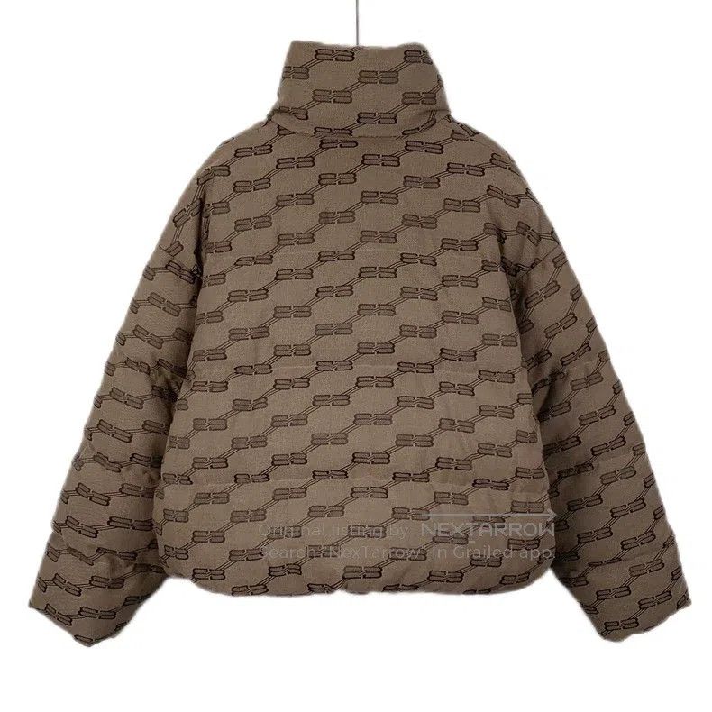 Balenciaga Balenciaga Dark Brown Logo Printed All-Over Printed Stand Size XXS / US 00 / IT 34 - 2 Thumbnail