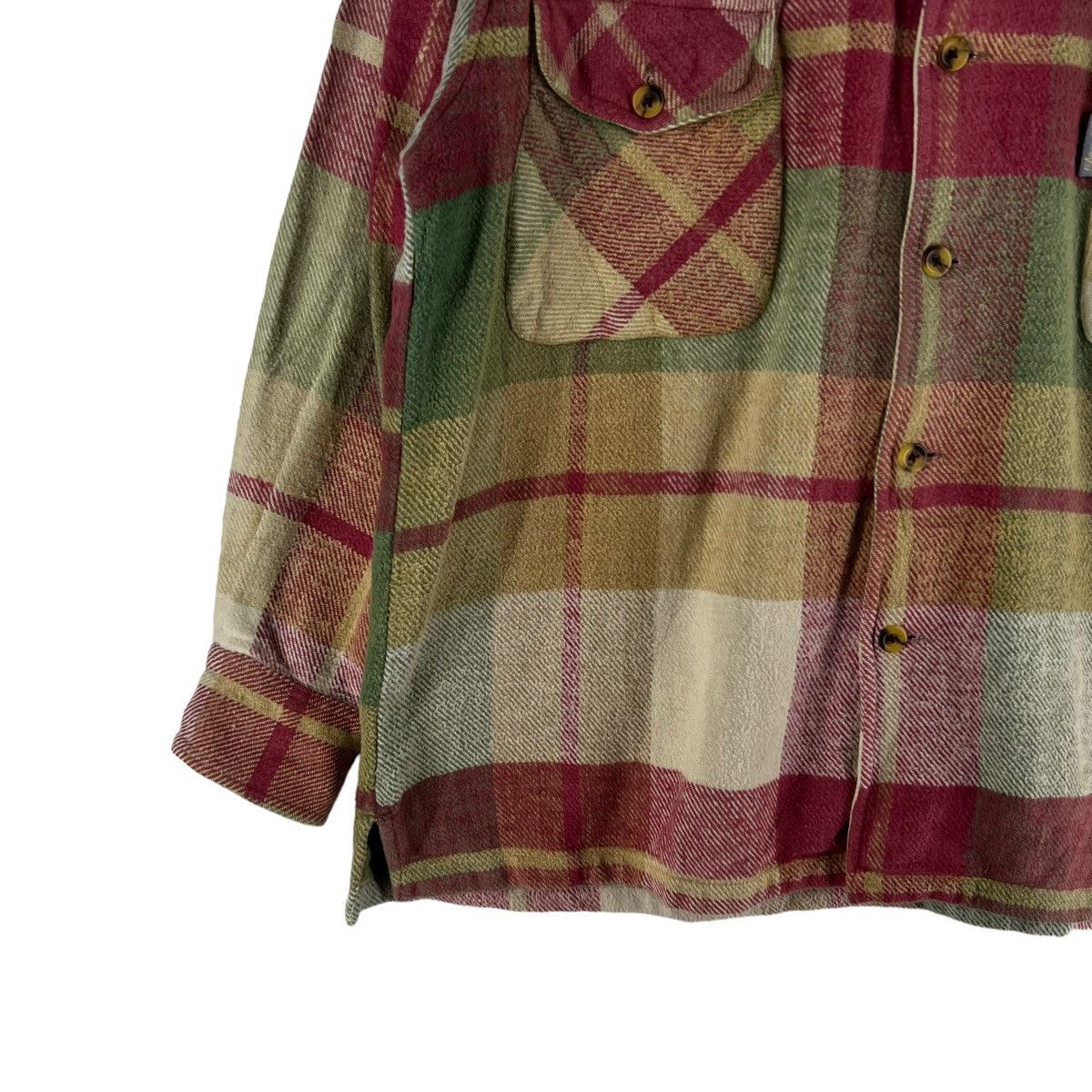 Japanese Brand 🔥90’s Tartan Design Flannel Jacket Mandoc Sugar Cane Design Size US M / EU 48-50 / 2 - 3 Thumbnail