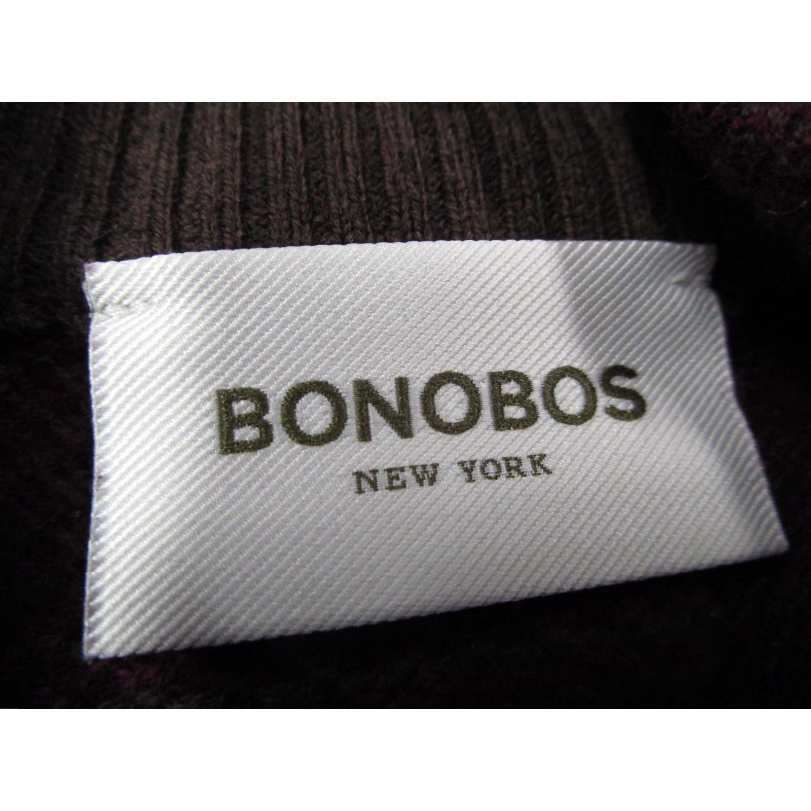 Bonobos Bonobos Sweater Mens Large Red Cashmere 1/4 Zip Mock Neck Waffle Knit Pullover Size US L / EU 52-54 / 3 - 3 Thumbnail