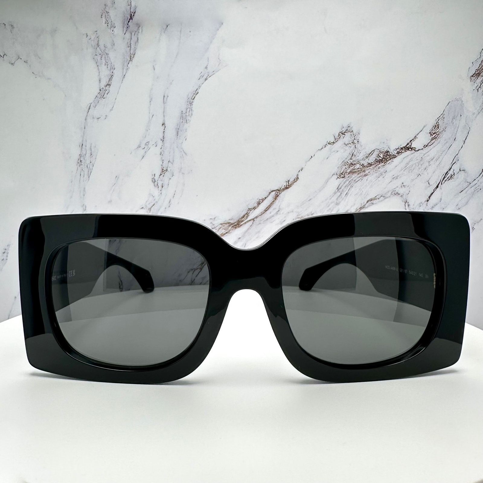 Versace New VERSACE Sunglasses Black Gold Metal Letter 3D Logo Size ONE SIZE - 2 Thumbnail