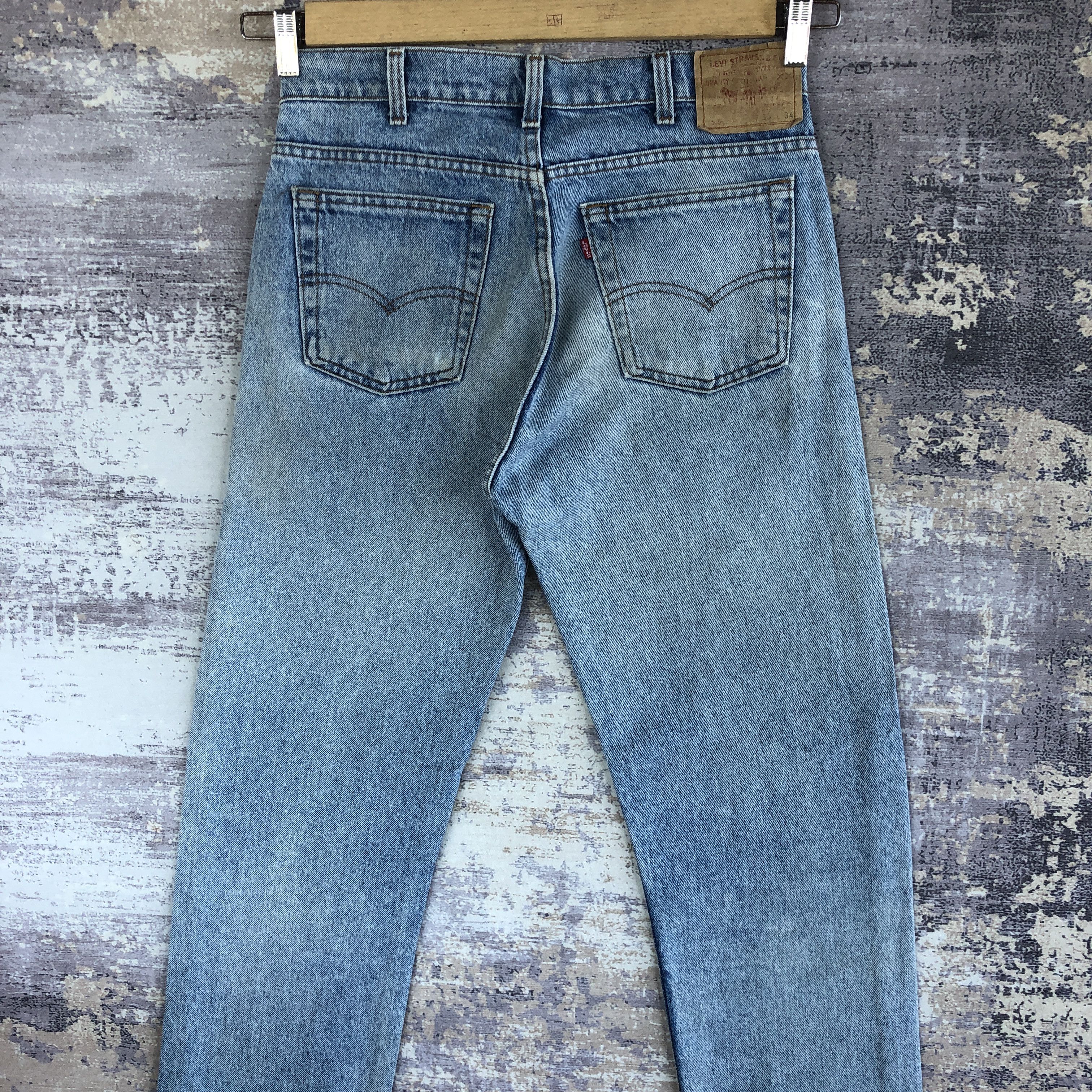 Levi's Vintage Levis 505 Faded Jeans Rusty Levi's Stone Wash Denim Size US 30 / EU 46 - 4 Thumbnail