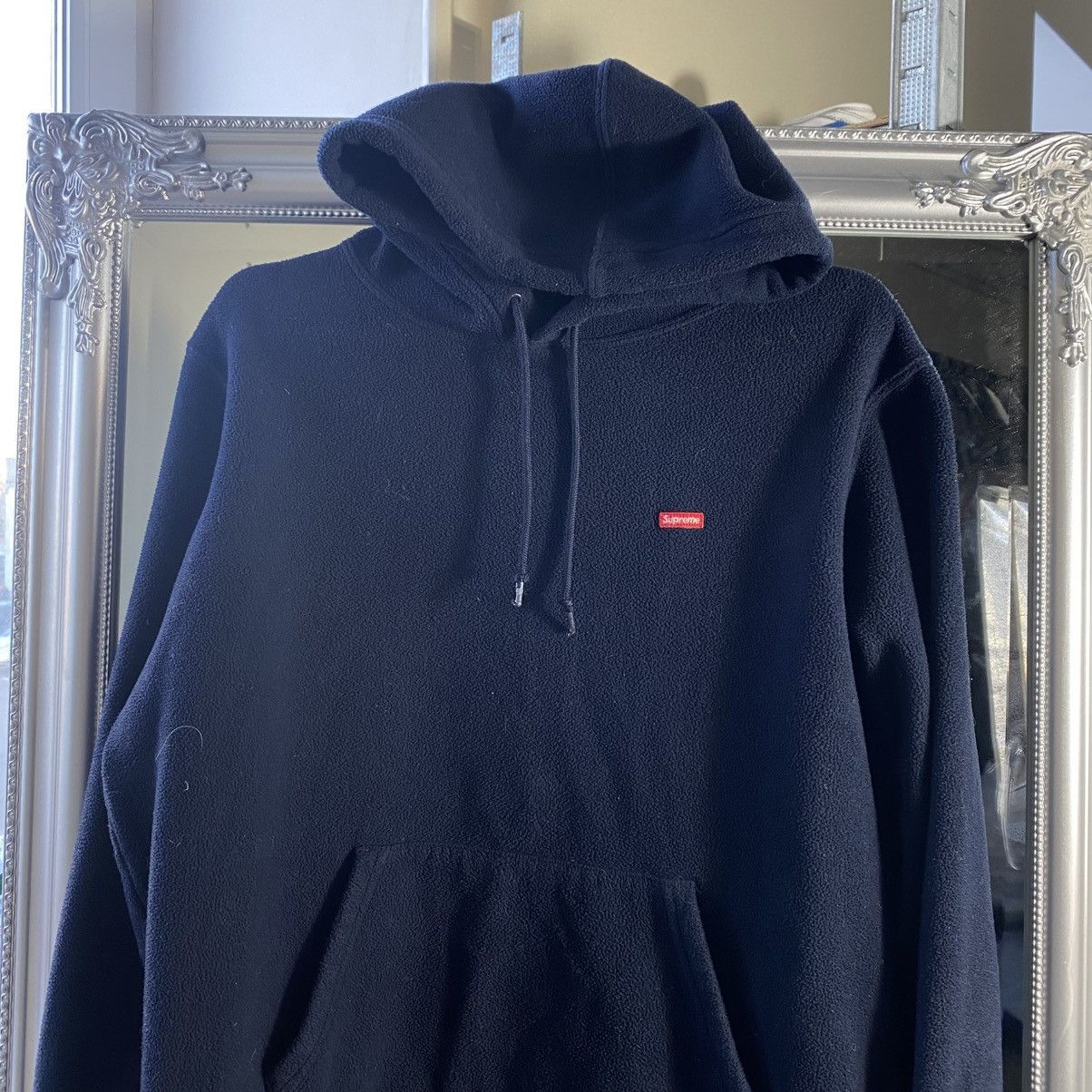 Supreme vintage supreme fleece hoodie big logo Size US M / EU 48-50 / 2 - 2 Thumbnail