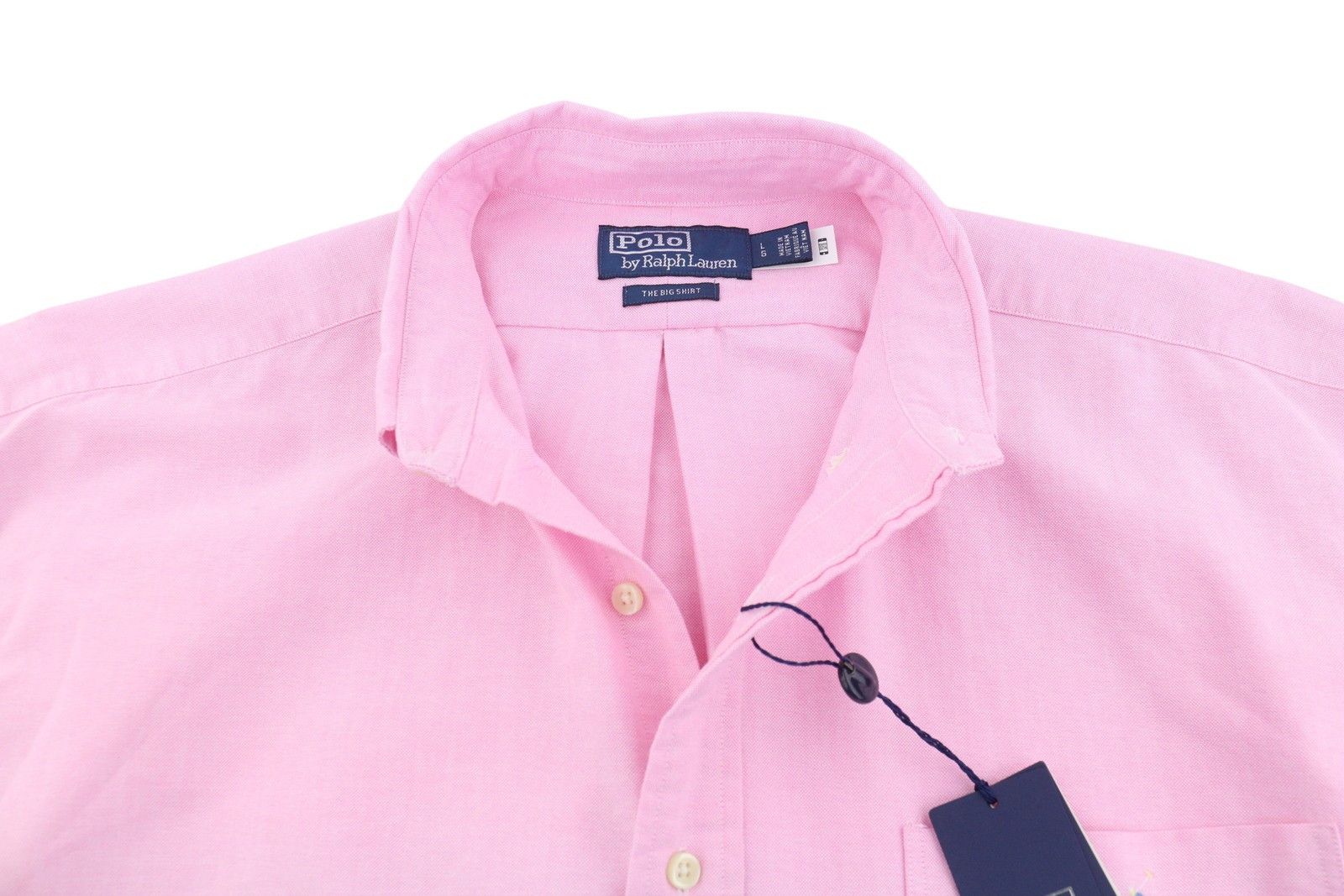Ralph Lauren L Pink Button-Down Neck Pocket Logo Casual 87020 Size US L / EU 52-54 / 3 - 5 Thumbnail