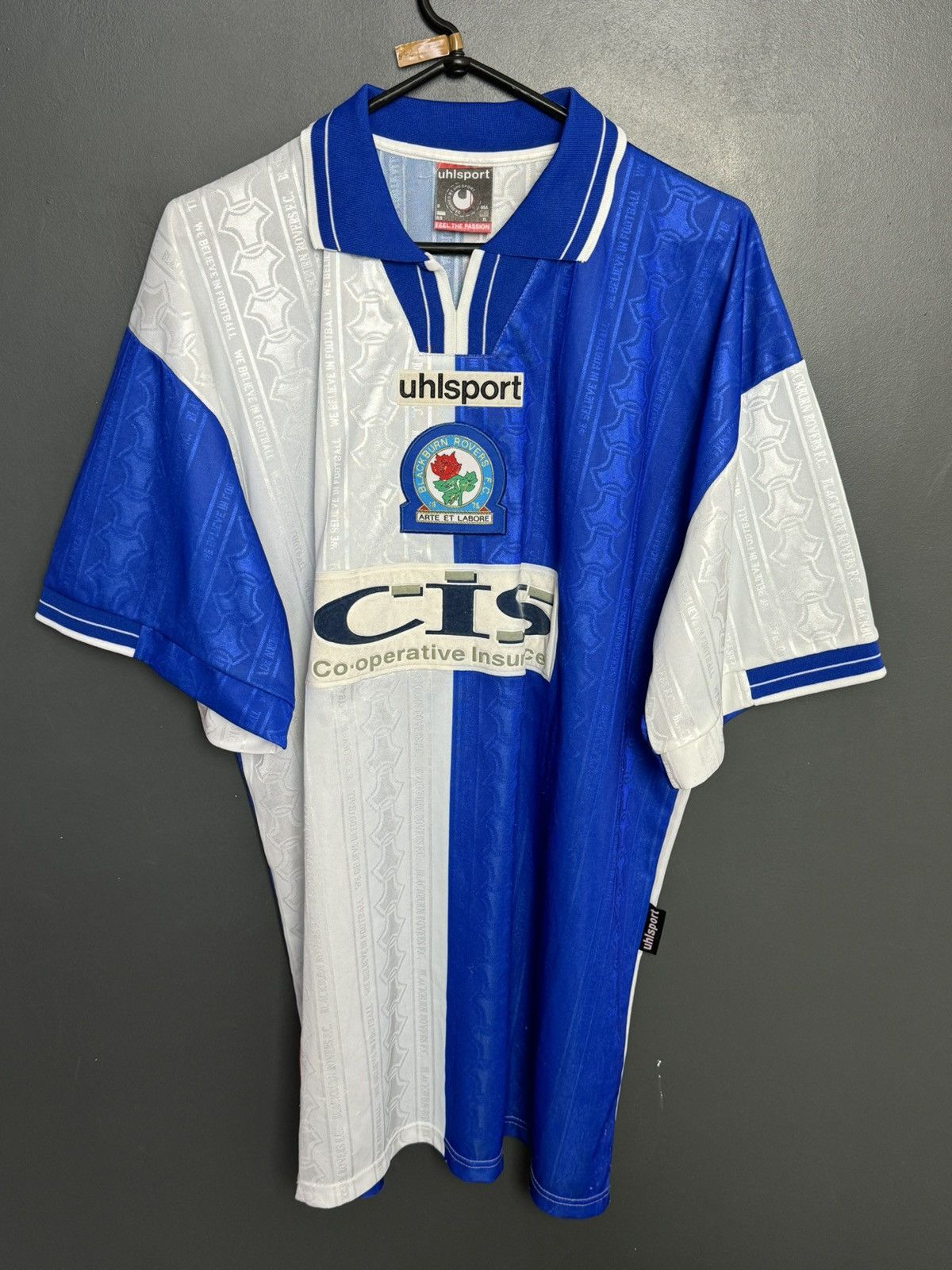 Other Blackburn Rovers 98/00 Home Flitcroft Football Jersey Size US XL / EU 56 / 4 - 2 Thumbnail