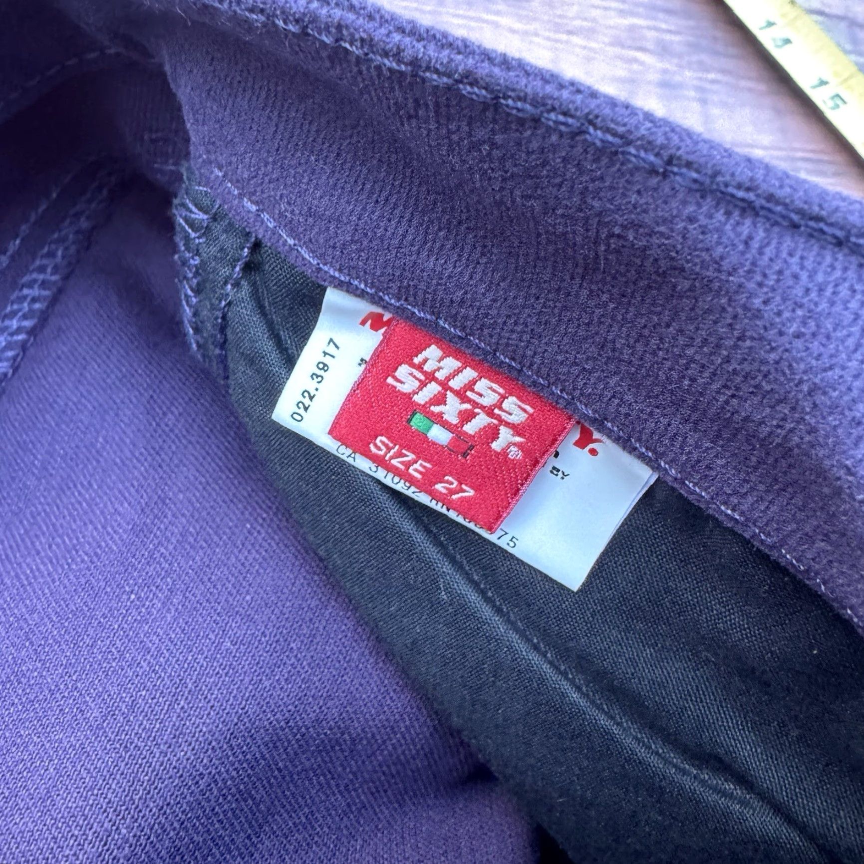 Miss Sixty VINTAGE Miss Sixty Jeans Flared Pants 27 Purple Denim Italy Women's Regular Size 27 Jeans Miss Sixty 60s Theme Size 27" / US 4 / IT 40 - 5 Thumbnail