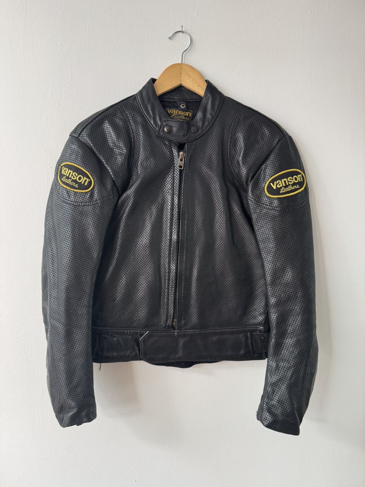 Vanson Leathers Black Vanson Leather Racer Size US M / EU 48-50 / 2 - 1 Thumbnail