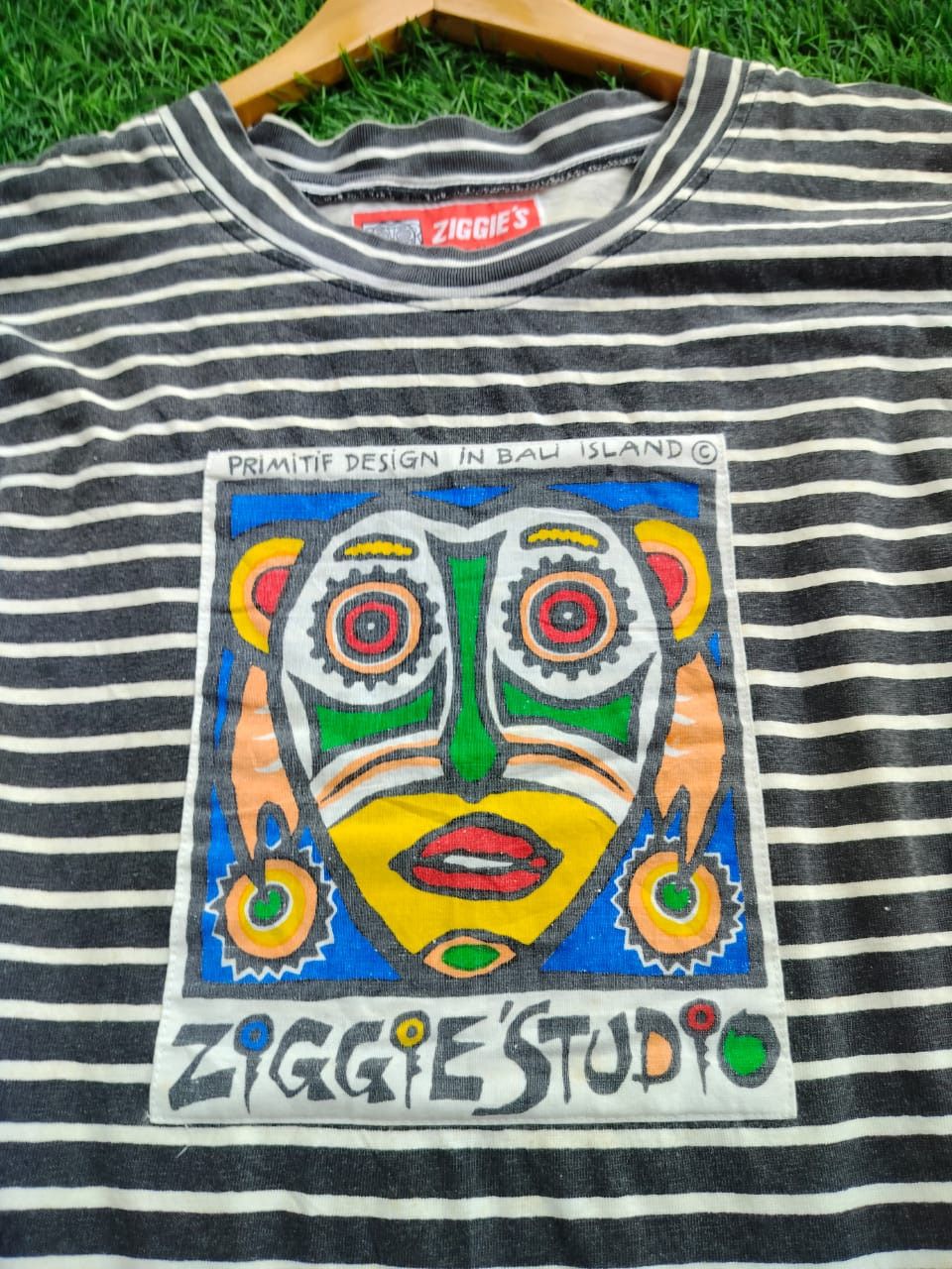 Vintage Vintage Ziggie Studio primitif design in Bali Island tees Size US L / EU 52-54 / 3 - 5 Thumbnail