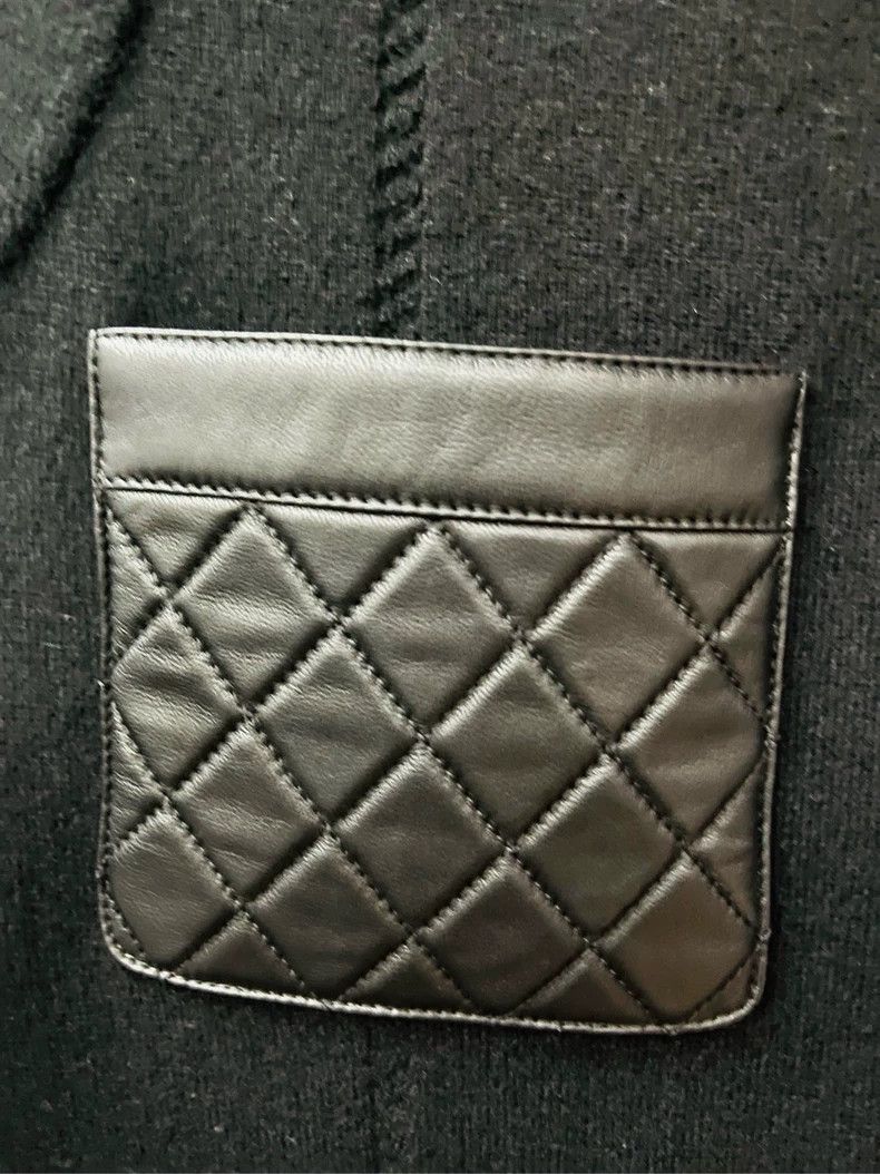 Chanel Chanel 24B black diamond patchwork four-pocket vest 2504-Ne Size XS / US 0-2 / IT 36-38 - 5 Thumbnail