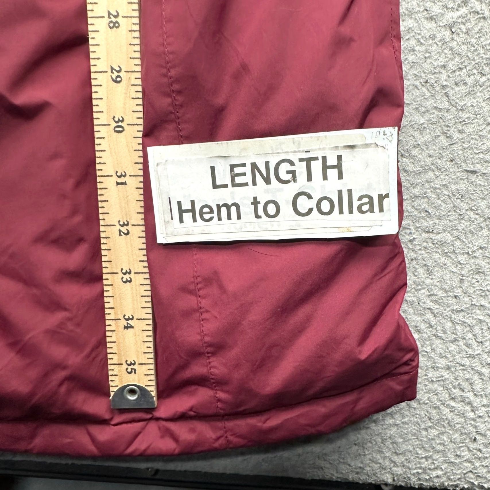 Vintage LL Bean Goose Down Puffer Quilted Long Hooded Coat Womens Small Red Parka Jacket Size S / US 4 / IT 40 - 4 Thumbnail