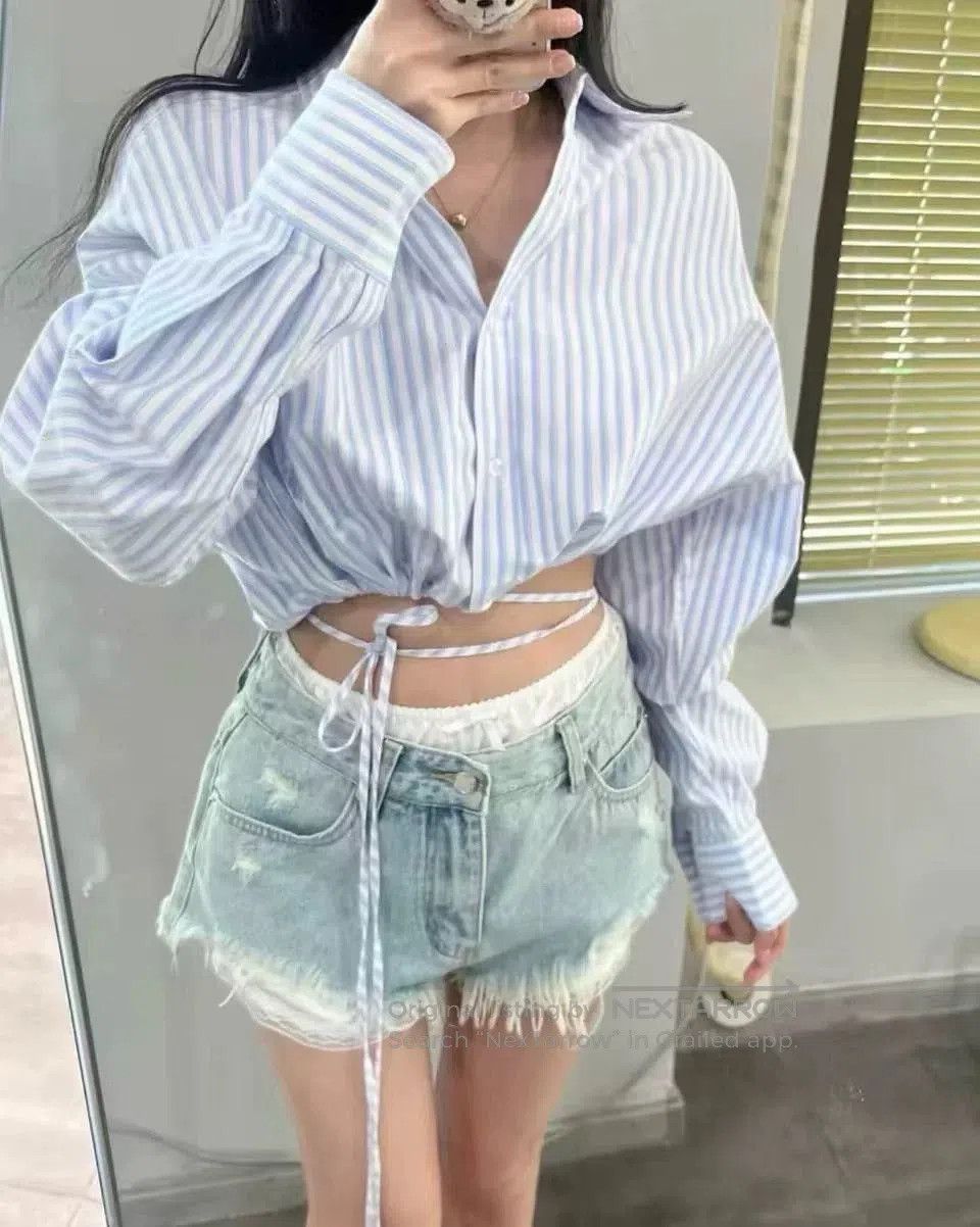 Alexander Wang Alexander Wang Distressed Denim Shorts. Size 27" / US 4 / IT 40 - 6 Thumbnail