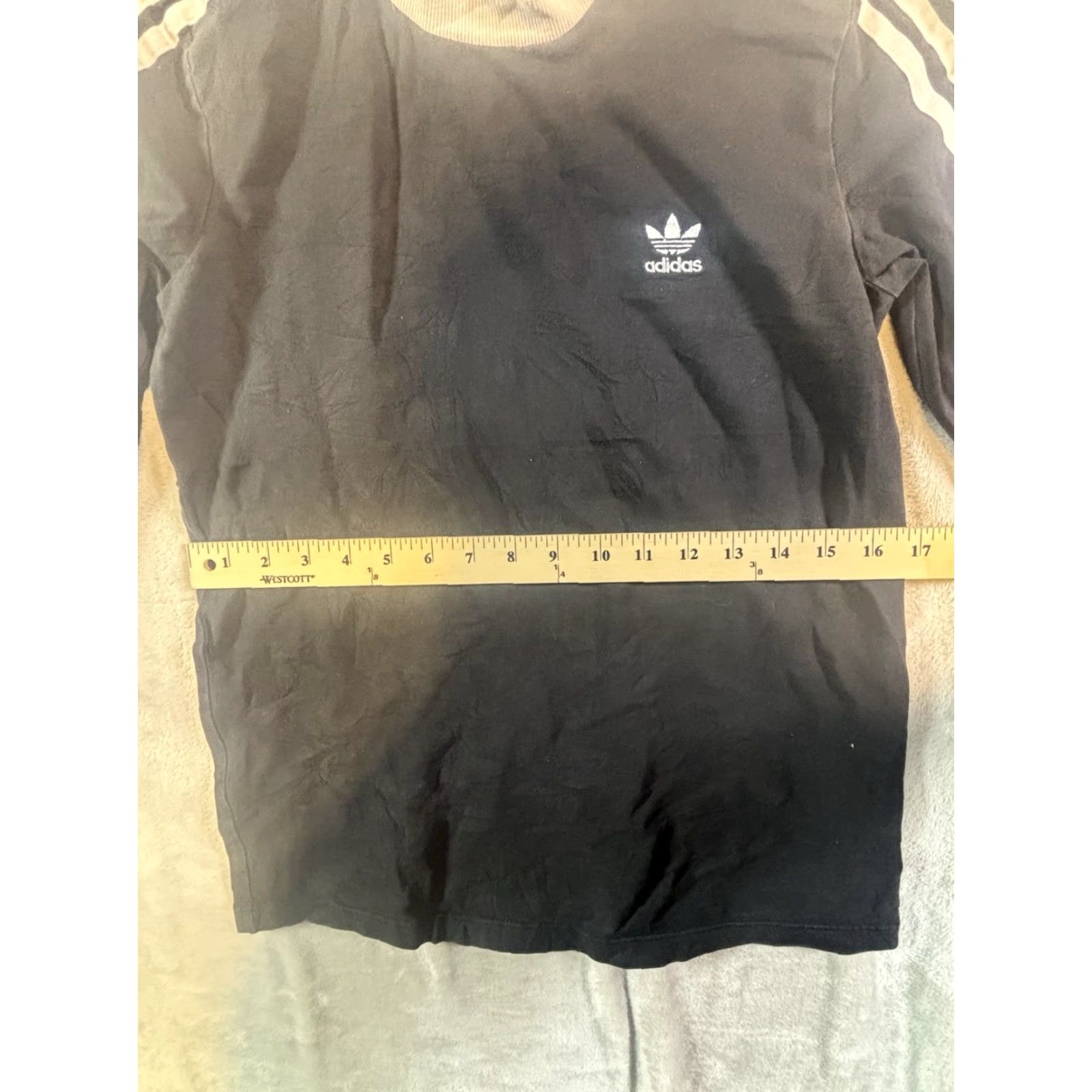 Adidas Adidas Classics 3-Stripes Long Sleeve Shirt Women S Black Pullover Casual Jersey Regular Fit Clean Wearable Vintage? Size S / US 4 / IT 40 - 4 Thumbnail