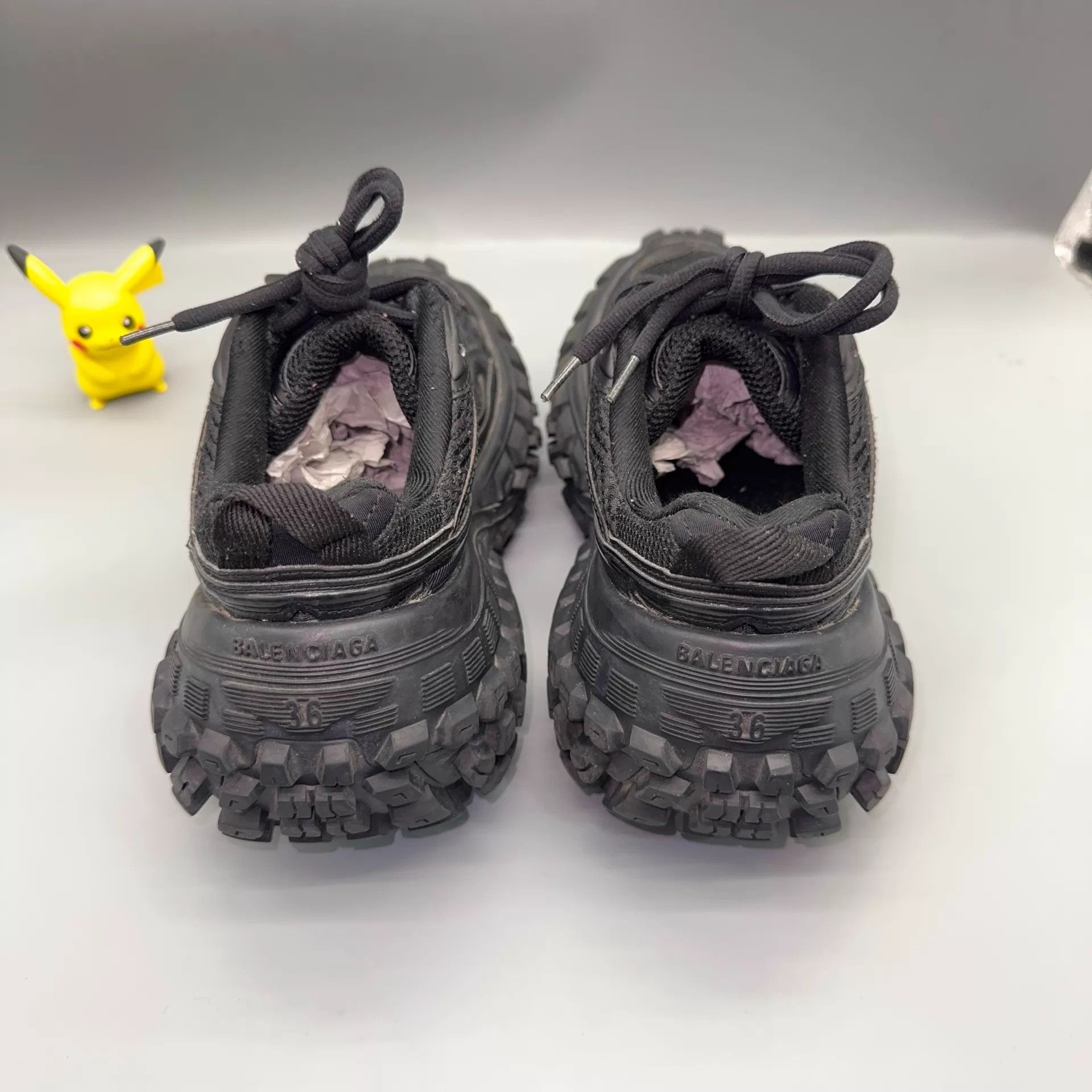 Balenciaga Balenciaga Defender Black Women's 36 Sneaker Size US 5.5 / IT 35.5 - 3 Thumbnail
