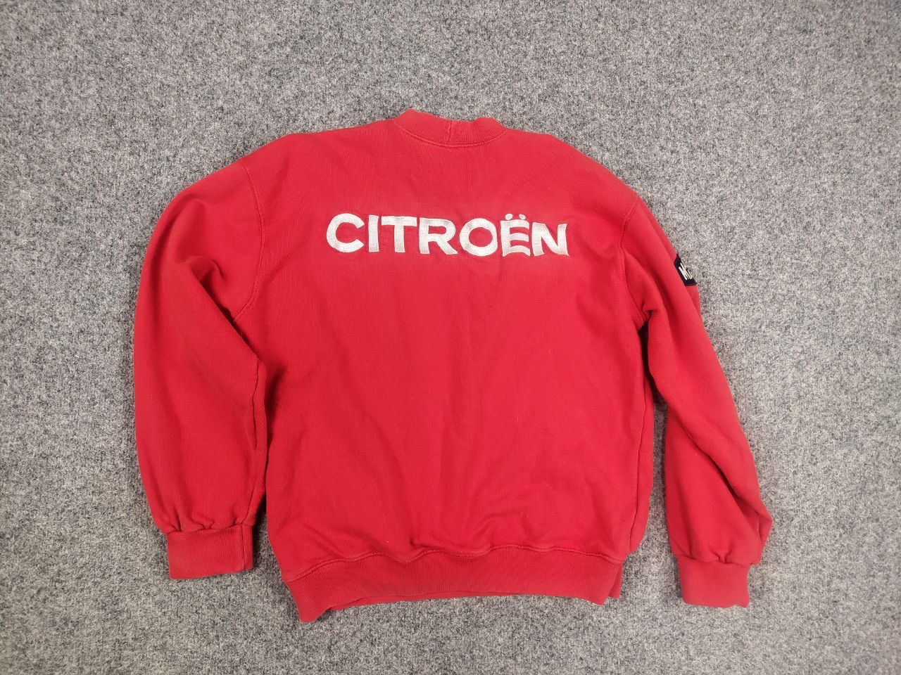 Vintage Vintage 90's Citroen Sport Total Team racing red Sweatshirt Size US S / EU 44-46 / 1 - 12 Thumbnail