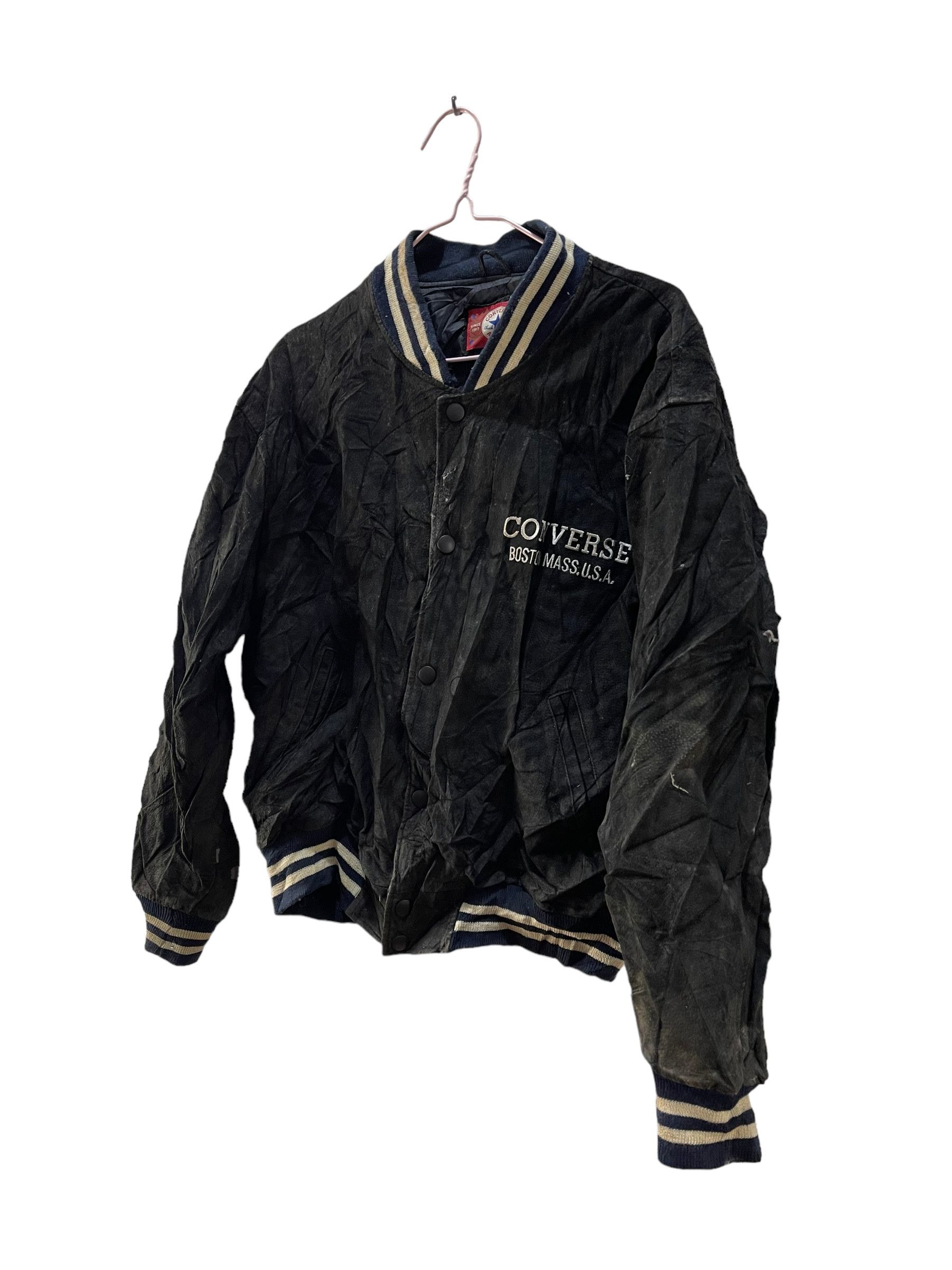 Converse Vintage Converse Chuck Taylor Pig Leather Varsity Jacket Size US M / EU 48-50 / 2 - 5 Thumbnail