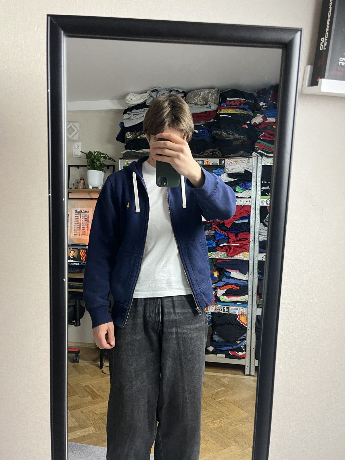 Polo Ralph Lauren Vintage 90’s Polo Ralph Lauren Zip Up Hoodie Hype Y2k Rare Size US M / EU 48-50 / 2 - 2 Thumbnail