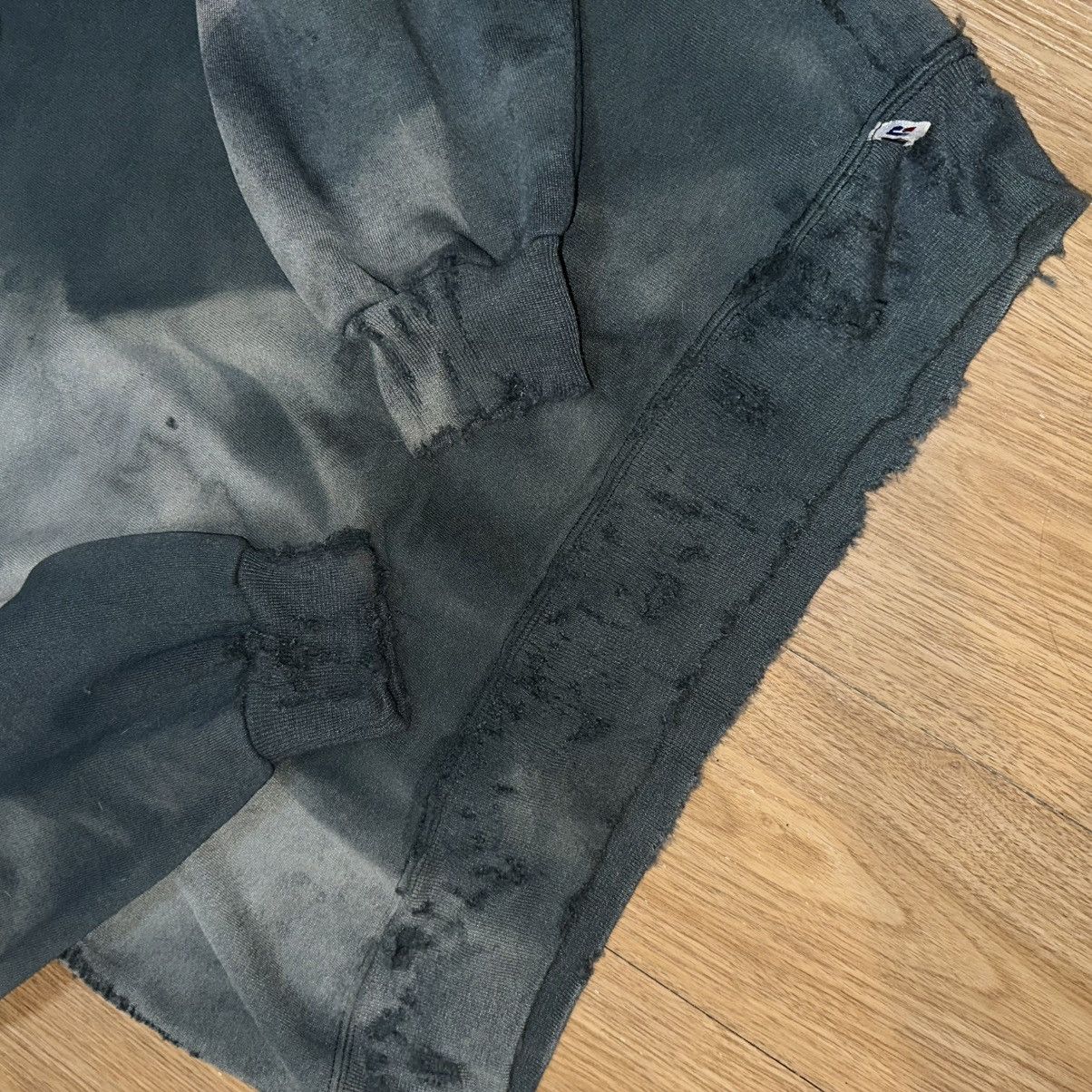 If Six Was Nine × Le Grande Bleu (L.G.B.) Techno Thrashed sweatshirt sunfaded Size US L / EU 52-54 / 3 - 5 Thumbnail