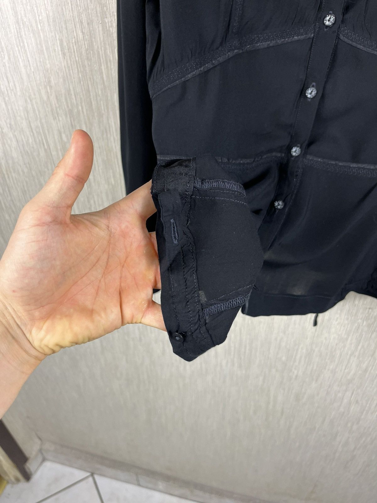 Marithe + Francois Girbaud Le Jean De Marithe+Francois Girbaud geometric y2k shirt Size M / US 6-8 / IT 42-44 - 15 Thumbnail