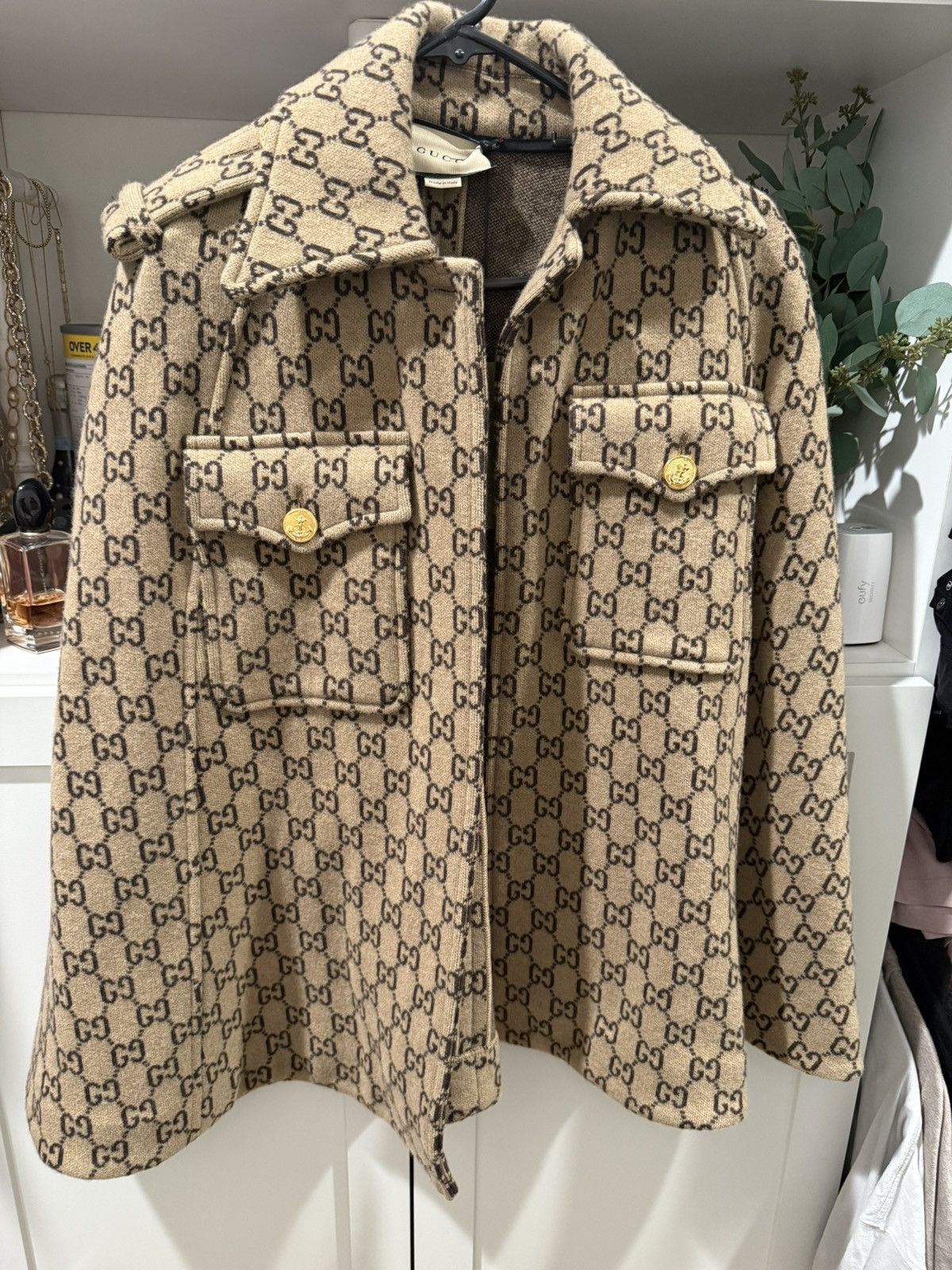 Gucci Gucci gg jacquard women’s cape Size XXS / US 00 / IT 34 - 1 Thumbnail