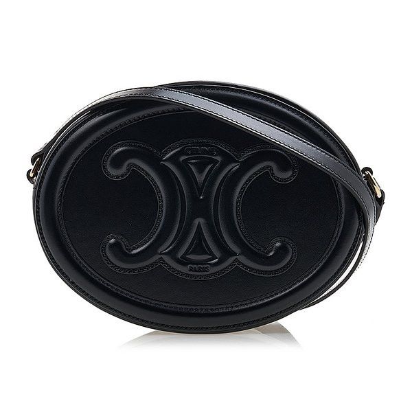 Celine o1w1db10125 198603DXC Size: OS / Cuir Triomphe Bag in Black Size ONE SIZE - 3 Thumbnail