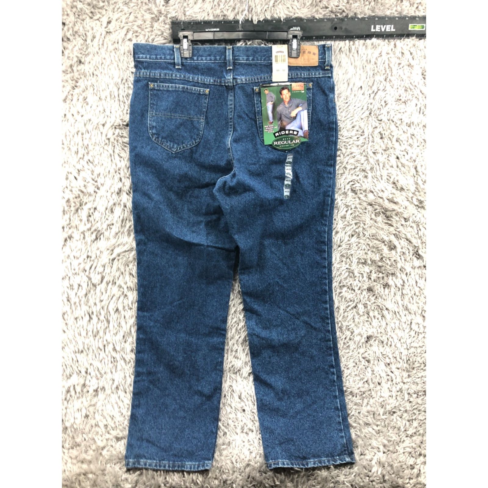 Lee Lee Riders Jeans Straight 40x32 Mens Medium Wash Blue Size US 40 / EU 56 - 5 Thumbnail