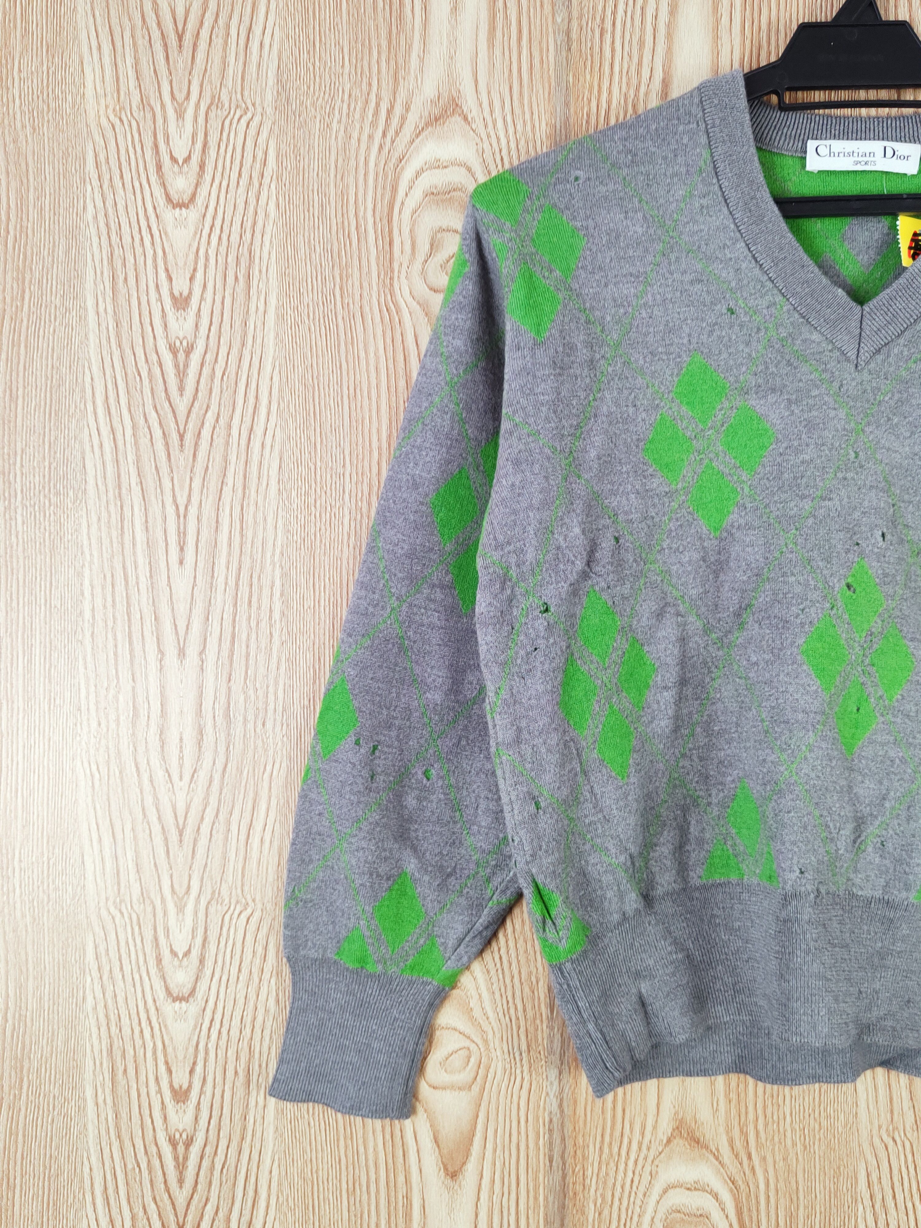 Christian Dior Monsieur Christian Dior Sports ripped Knitwear Sweatshirts #W740 Size S / US 4 / IT 40 - 4 Thumbnail