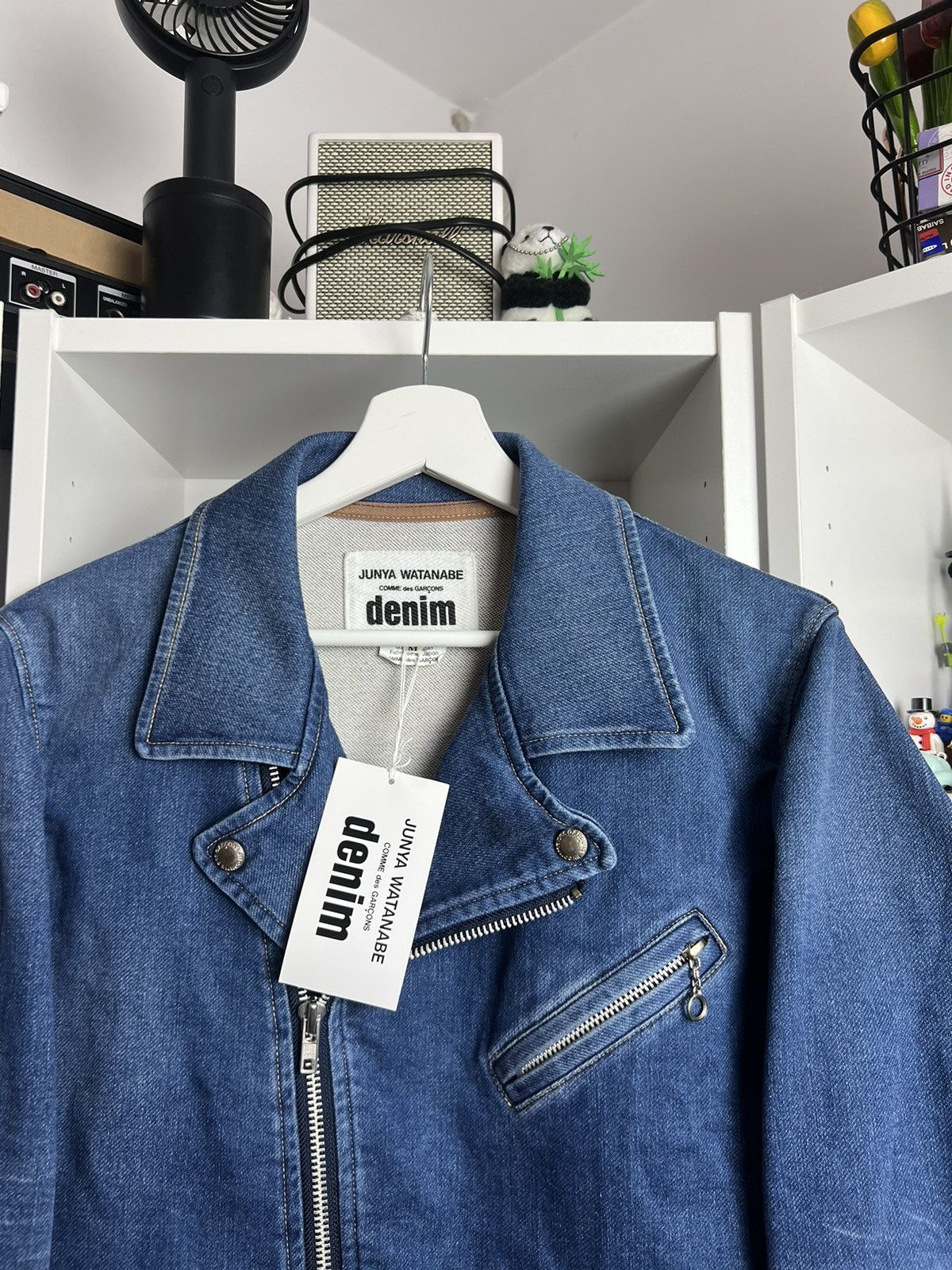 Japanese Brand × Junya Watanabe Junya Watanabe DENIM cropped boxy ramones jacket M archive Size US M / EU 48-50 / 2 - 3 Thumbnail