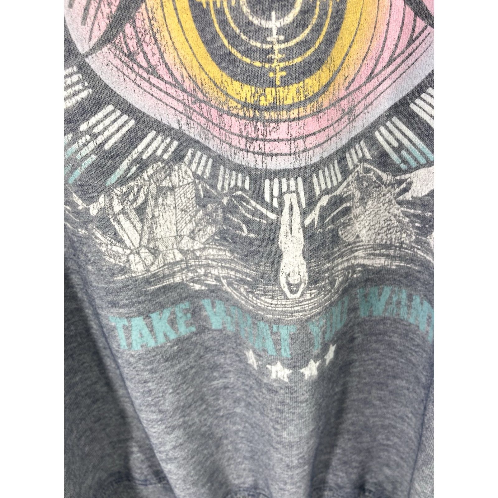 Vintage VINTAGE Def Leppard Sweatshirt Women XS Gray Long Sleeve Take What You Want Pullover Size XS / US 0-2 / IT 36-38 - 5 Thumbnail