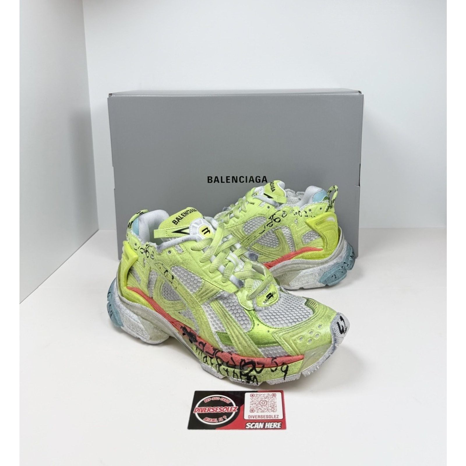 Balenciaga Size 42EU/9US - Balenciaga Runner Marathon Unreleased NEW Size US 9 / EU 42 - 1 Thumbnail