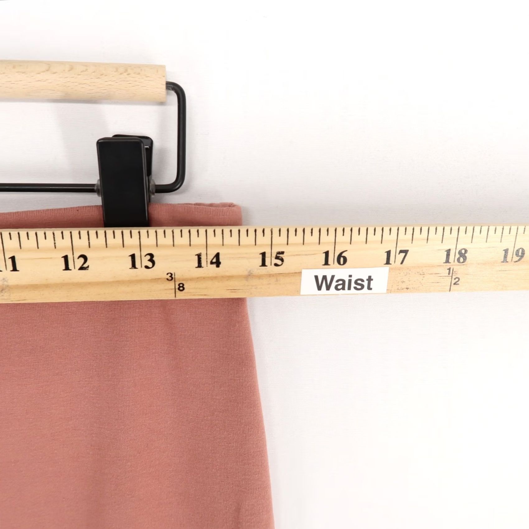 Vintage Hatch Skirt Womens S Pink Midi Pencil Maternity Bamboo Viscose Stretch Solid Size 28" / US 6 / IT 42 - 3 Thumbnail