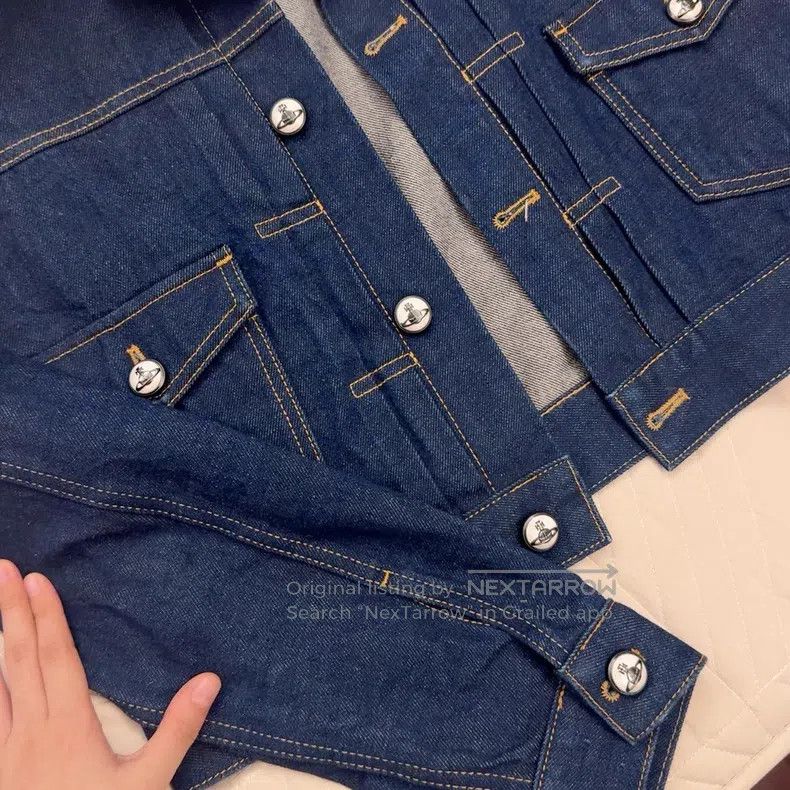 Vivienne Westwood Vivienne Westwood Pearl Button Denim Jacket Size M / US 6-8 / IT 42-44 - 8 Thumbnail