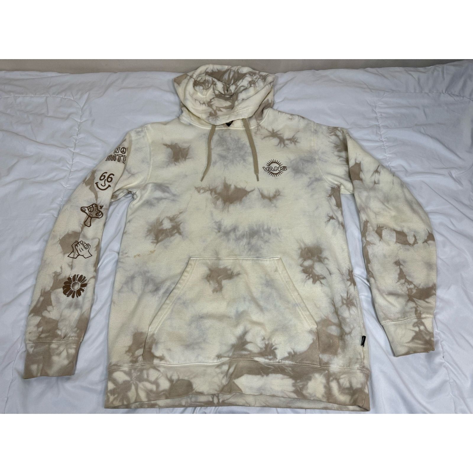 Vans Vans Scattered Twice No Hate Hoodie Pullover Sweatshirt Men Size US S / EU 44-46 / 1 - 4 Thumbnail