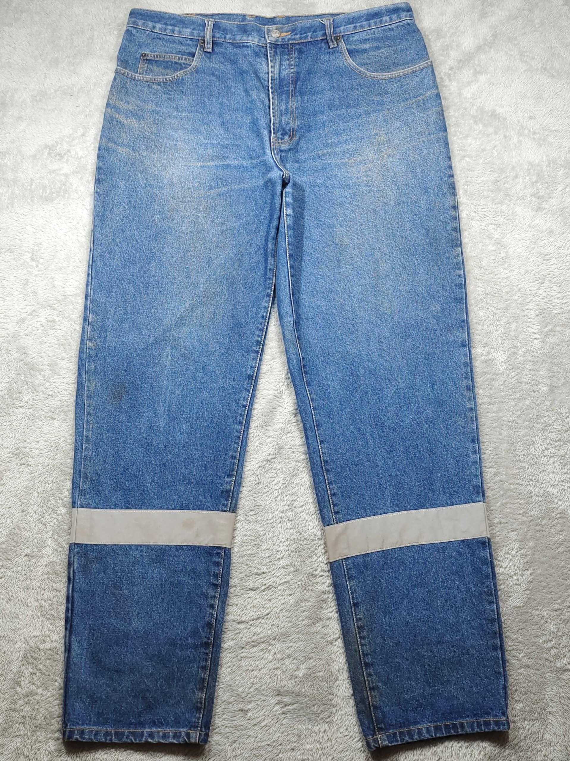 Fubu × JNCO × Southpole DISTRESSED Y2K KINGGEE KNEE REFLECTOR JEANS PANT Size US 39 - 1 Thumbnail