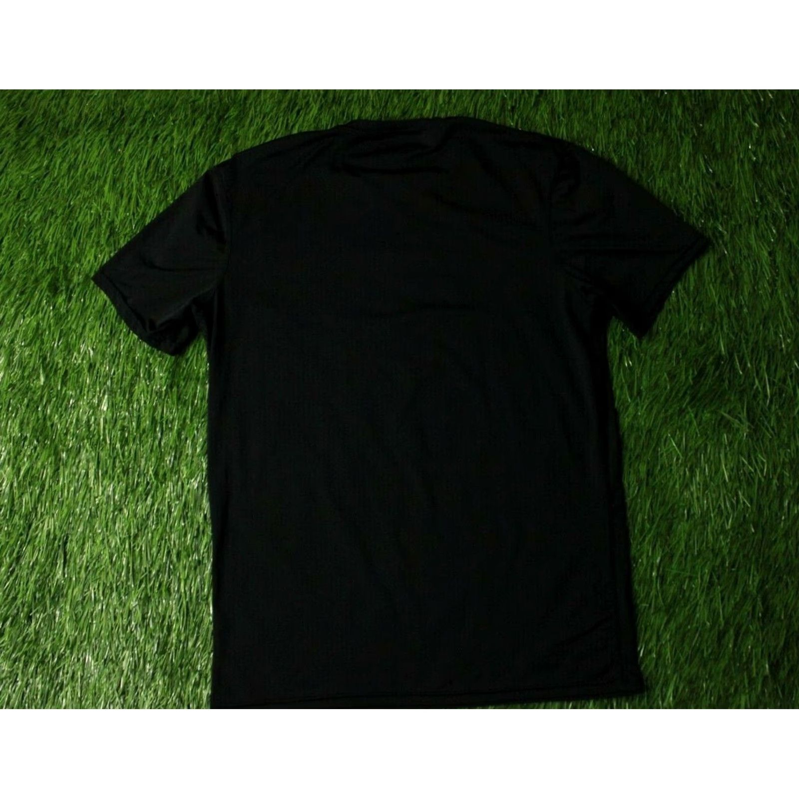 Reebok REEBOK MENS T-Shirt Short Sleeve Black 92% Polyester 8% Elastane Slim Size M Casual Training Shirt T-Shirt Jersey Regular Size US M / EU 48-50 / 2 - 6 Thumbnail