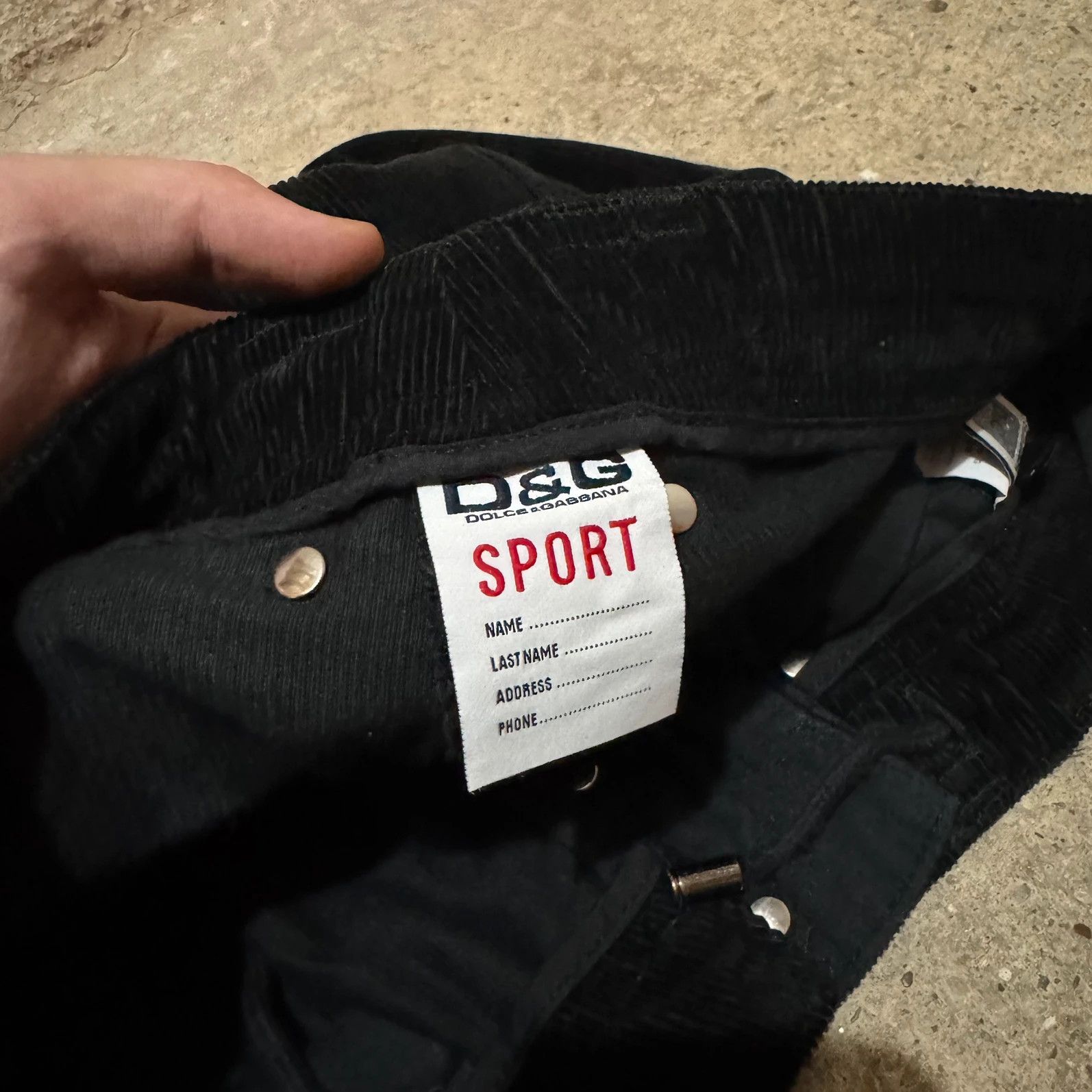 Dolce & Gabbana Vintage Dolce & Gabbana sport cargo cord pants Size US 32 / EU 48 - 9 Thumbnail