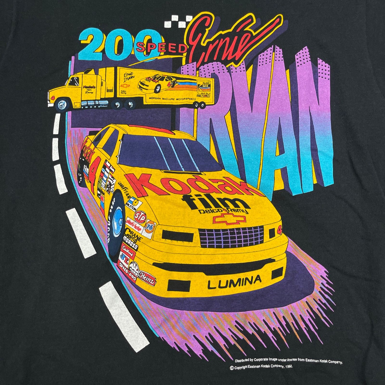NASCAR vintage 1992 Ernie Irvan Nascar Racing Tee Shirt Size Large Size US L / EU 52-54 / 3 - 2 Thumbnail