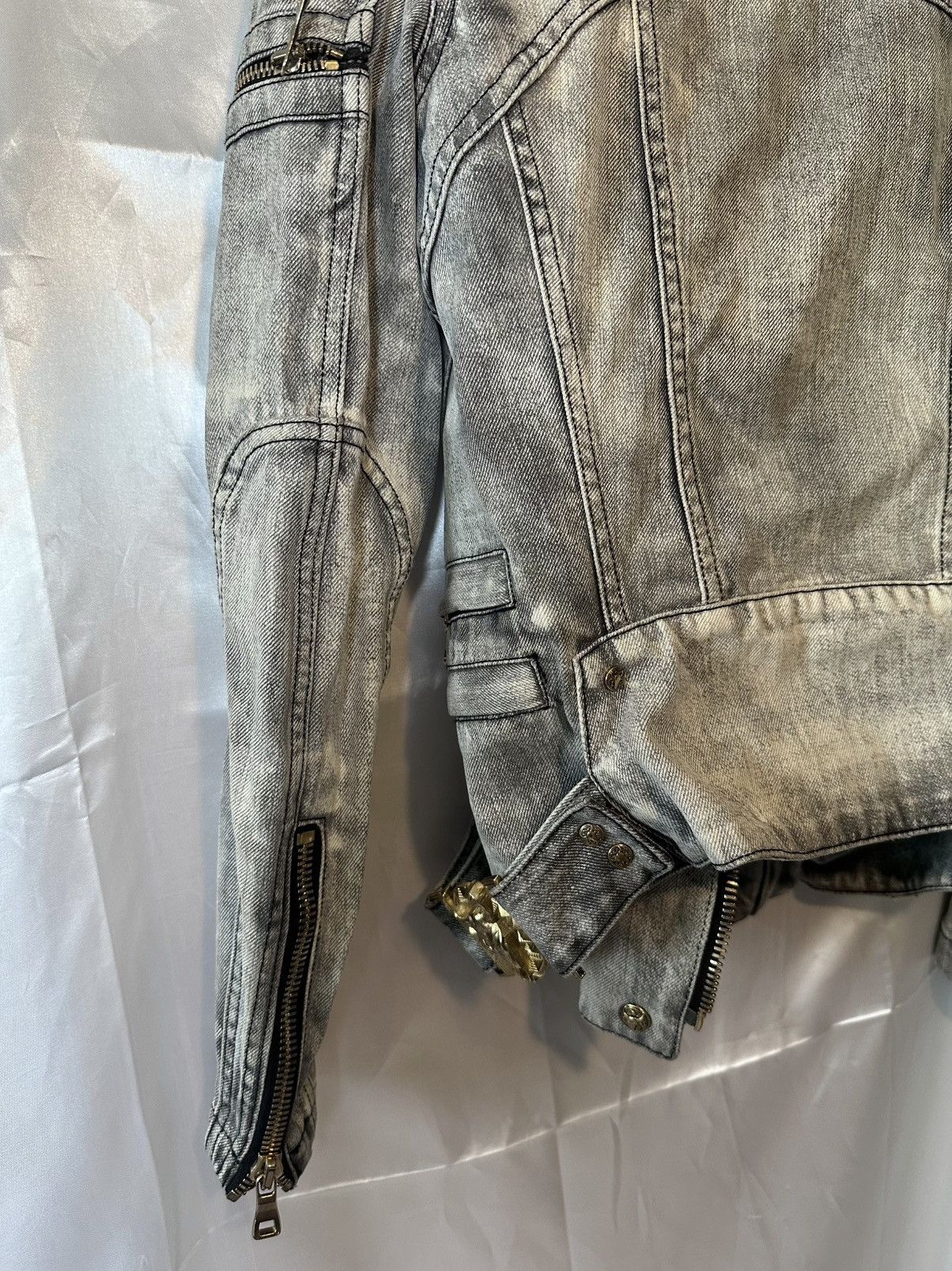 Balmain Balmain SS12 Zip Denim Jacket Size US S / EU 44-46 / 1 - 6 Thumbnail