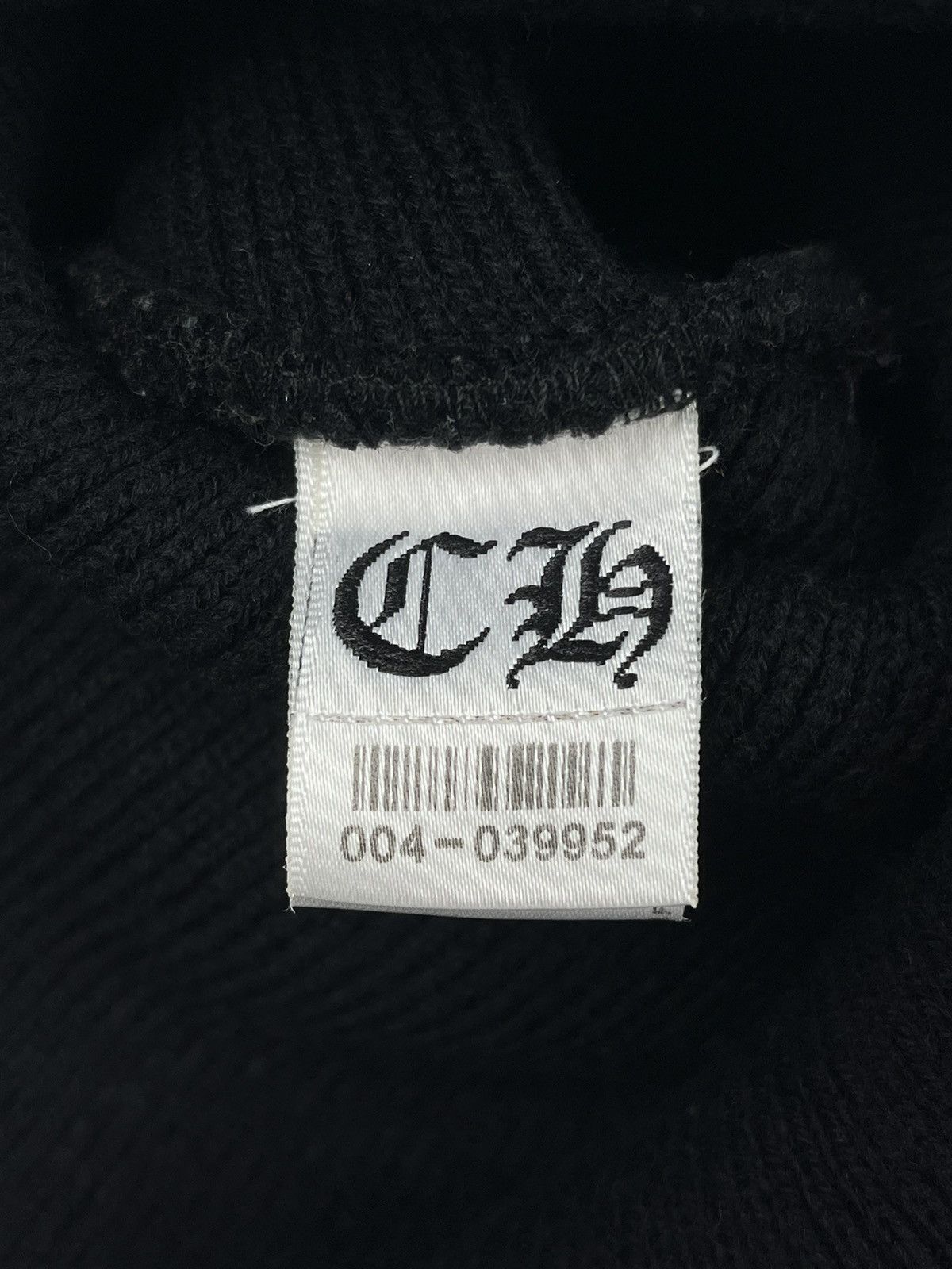 Chrome Hearts Chrome Hearts Vintage Embroidered CH Logo Beanie Black Size ONE SIZE - 4 Thumbnail