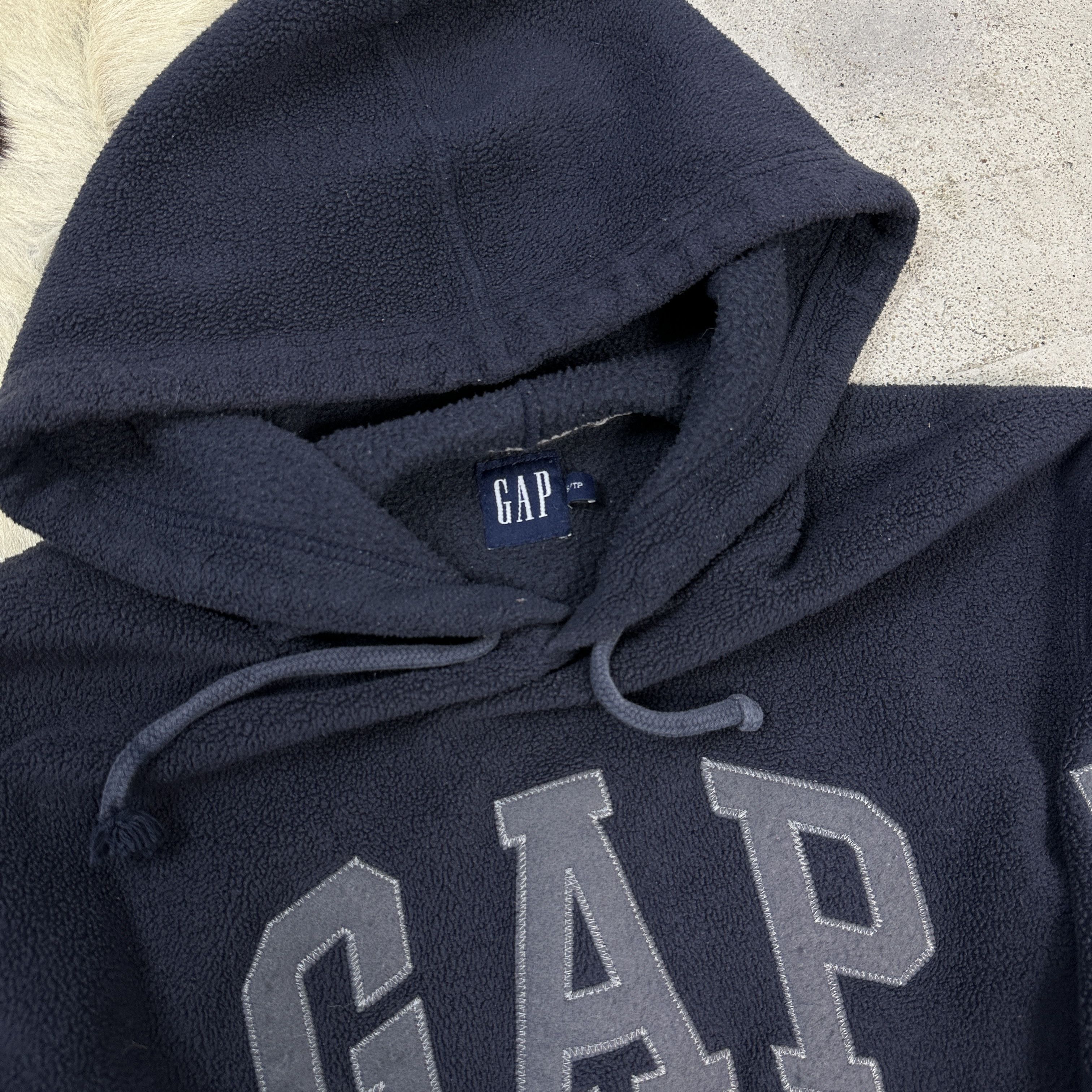 Gap × Vintage Vintage GAP Fleece Hoodie Size US XS / EU 42 / 0 - 3 Thumbnail