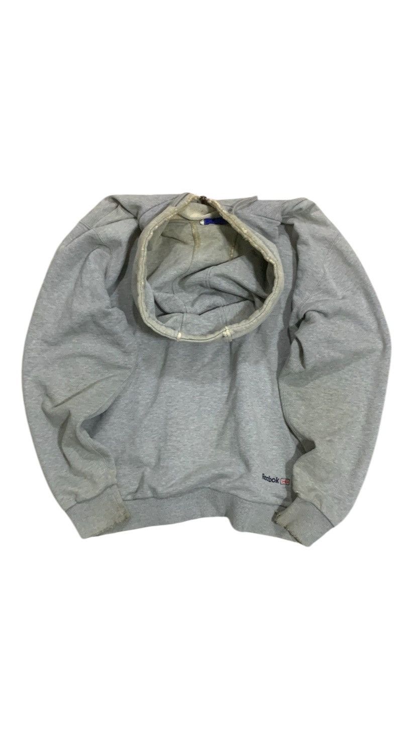 Reebok Distressed Reebok Zip Up Hoodie Size US L / EU 52-54 / 3 - 5 Thumbnail
