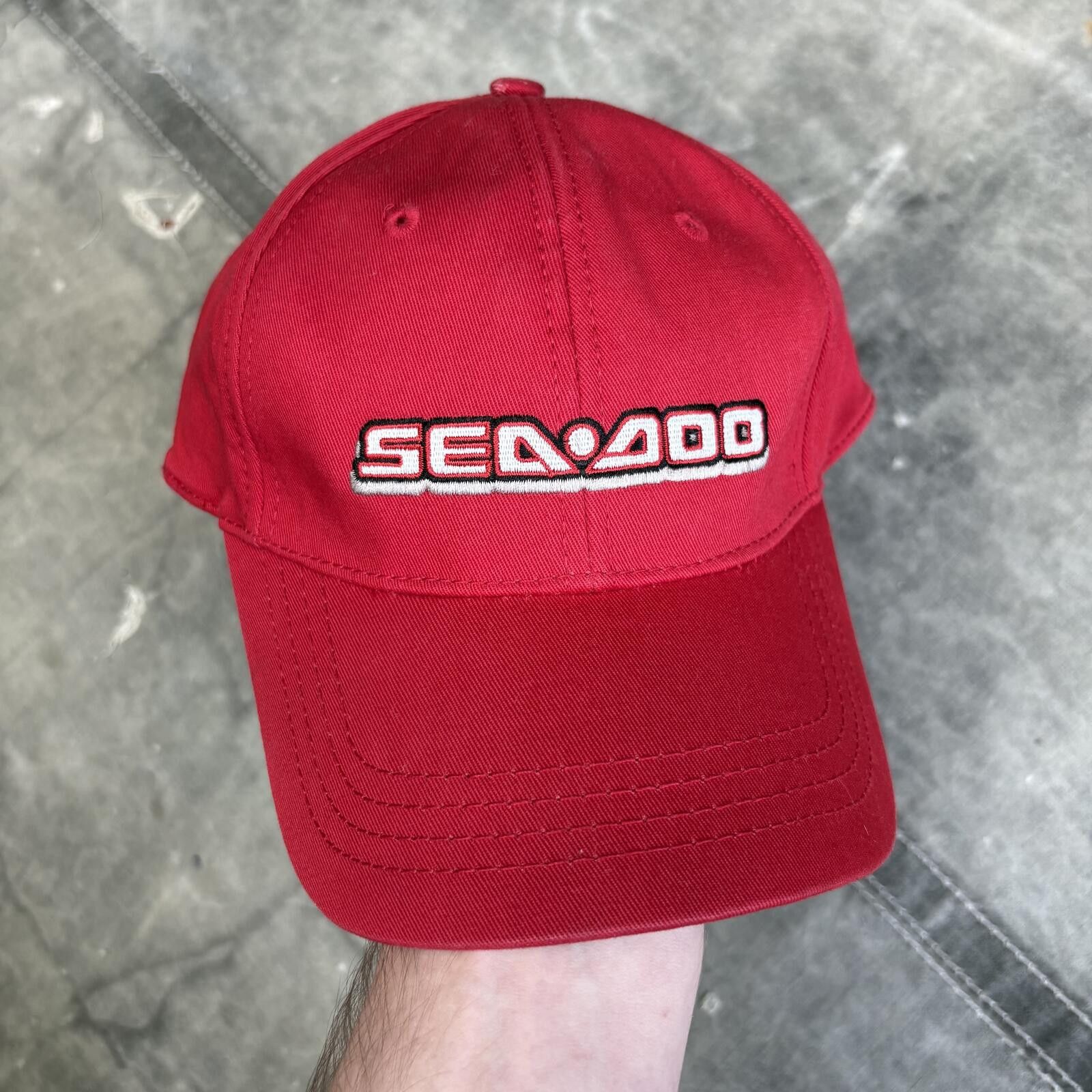 Vintage Vintage 90s Y2K Sea-Doo Boat Embroidered Skater SnapBack Hat Size ONE SIZE - 1 Thumbnail